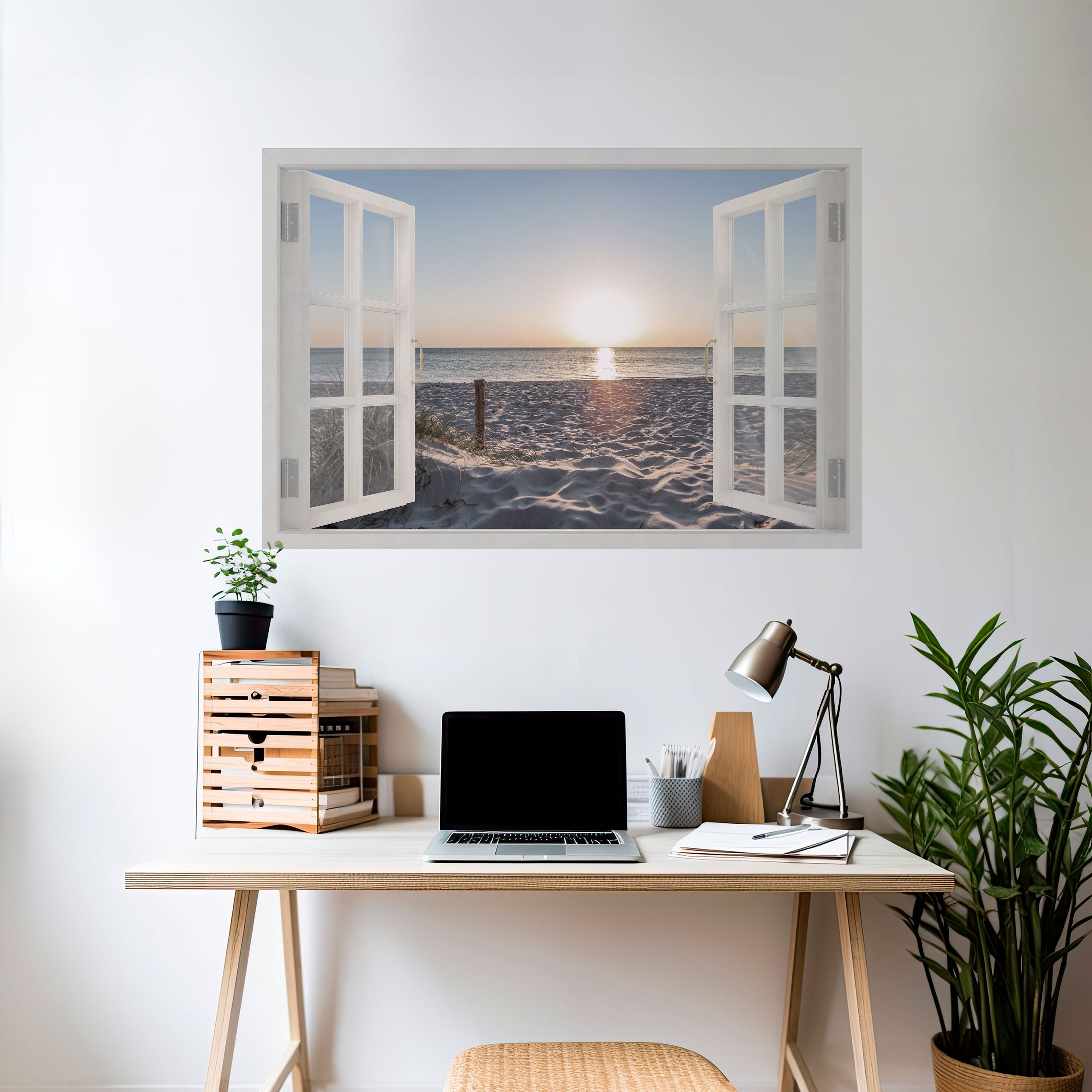 Affiche horizontale autocollante WINDOW OF CALM