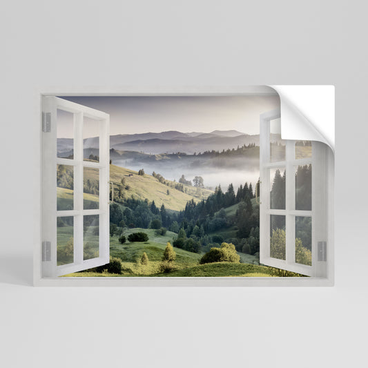 OPEN AIR ESCAPE Peel and Stick Horizontal Poster