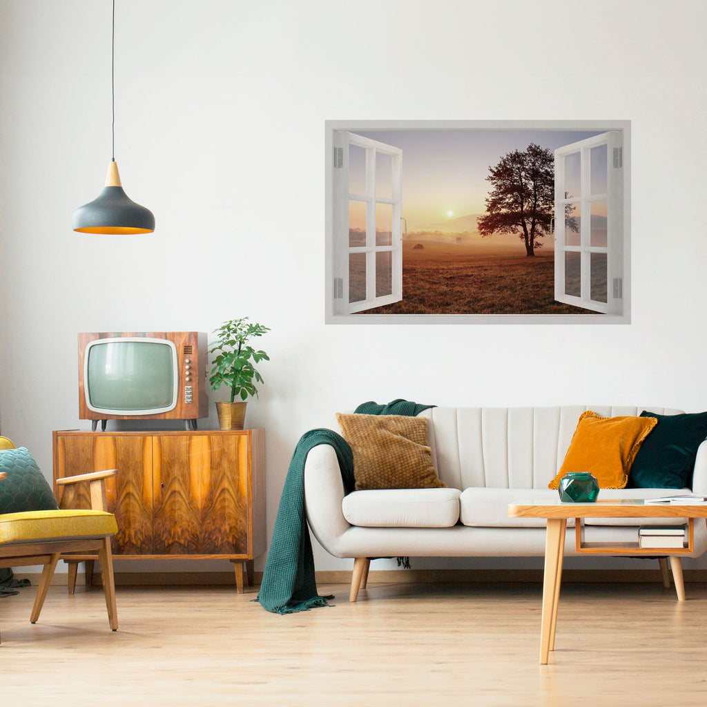 OUVERTURE À L'AUBE Affiche horizontale autocollante