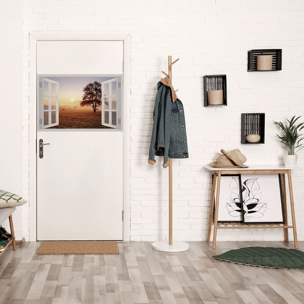 OUVERTURE À L'AUBE Affiche horizontale autocollante