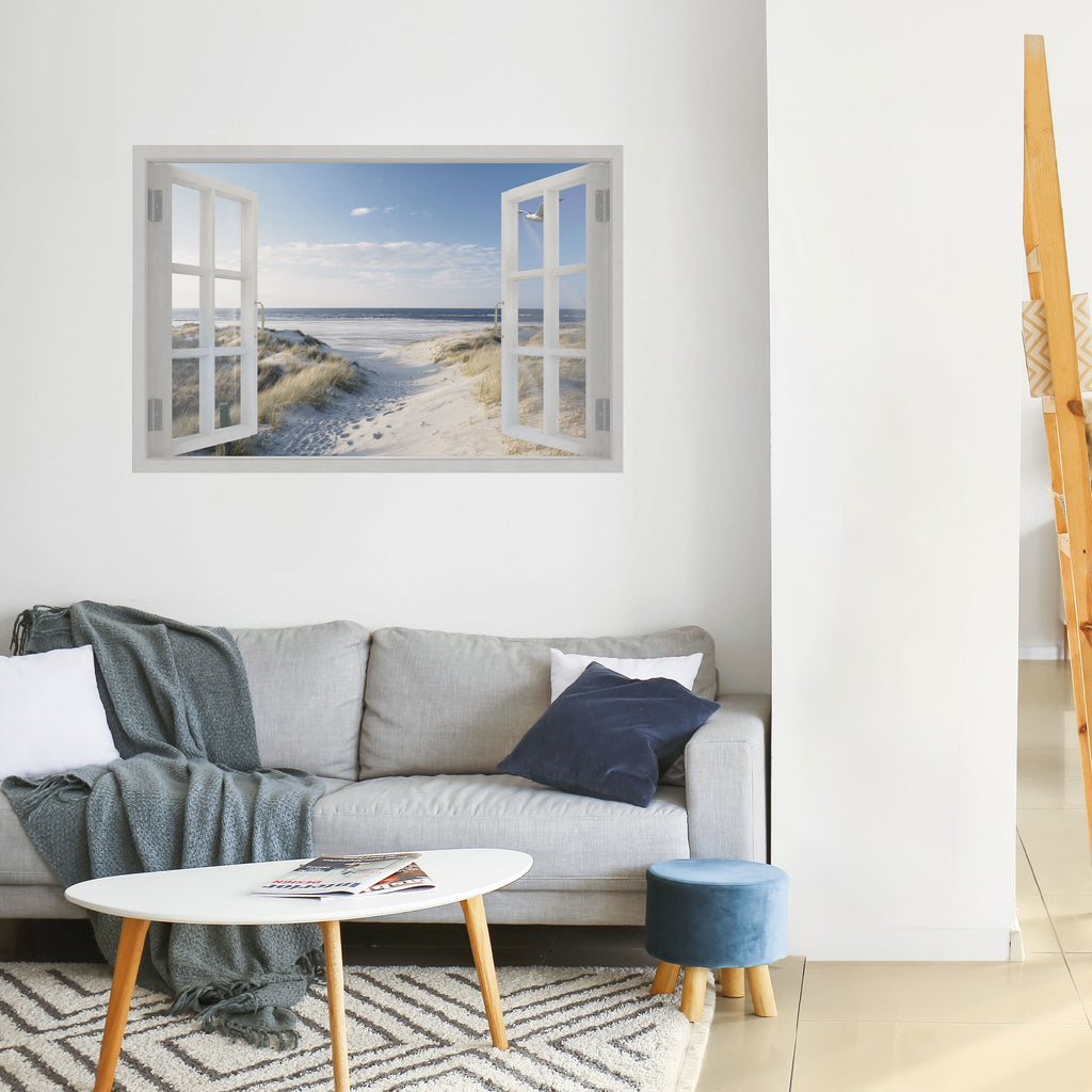 Affiche horizontale autocollante WINDOW TO WANDER