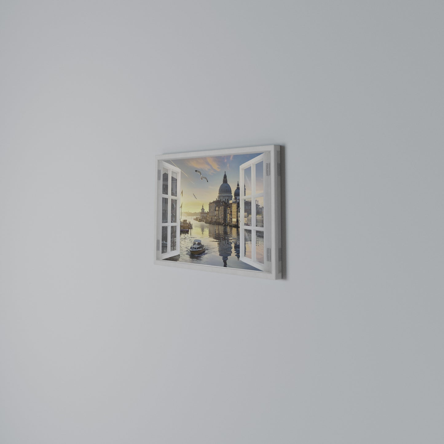 WINDOW TO VENICE Horizontal Canvas Print