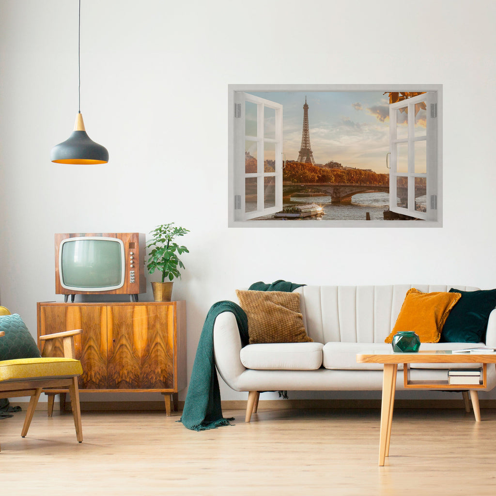 Affiche horizontale autocollante « MURMURES DE LA FENÊTRE EIFFEL »