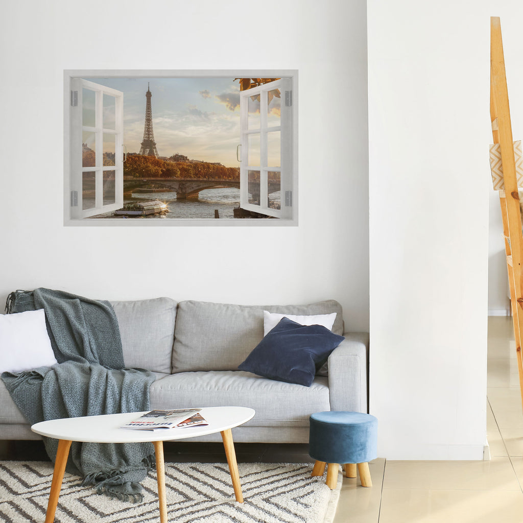 Affiche horizontale autocollante « MURMURES DE LA FENÊTRE EIFFEL »