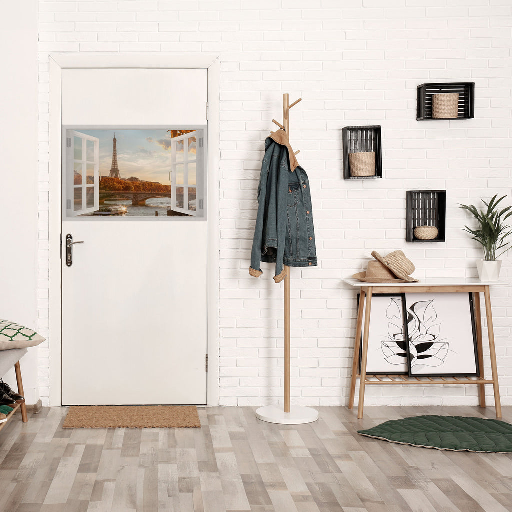 Affiche horizontale autocollante « MURMURES DE LA FENÊTRE EIFFEL »