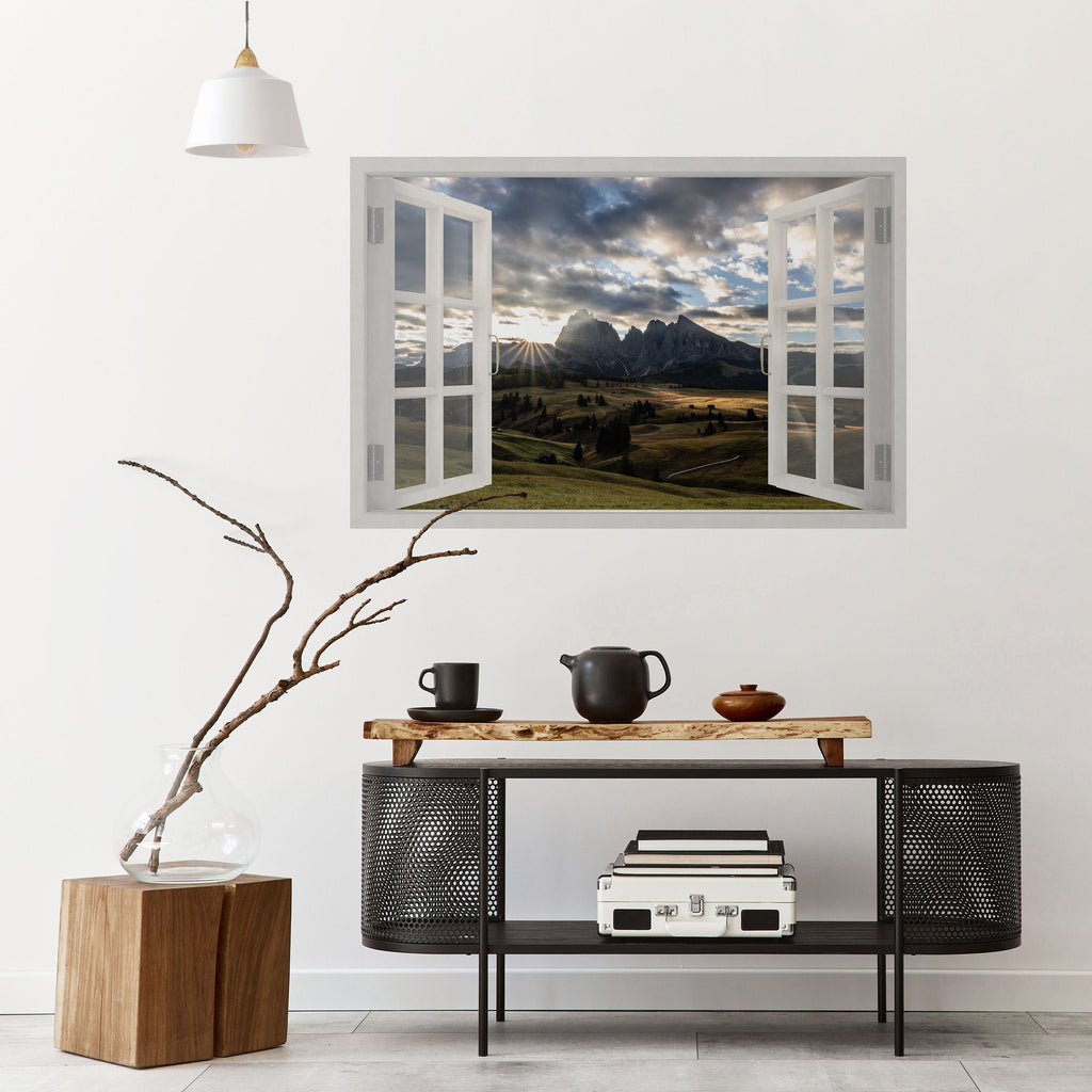 Affiche horizontale autocollante MOUNTAIN VIEWPORT