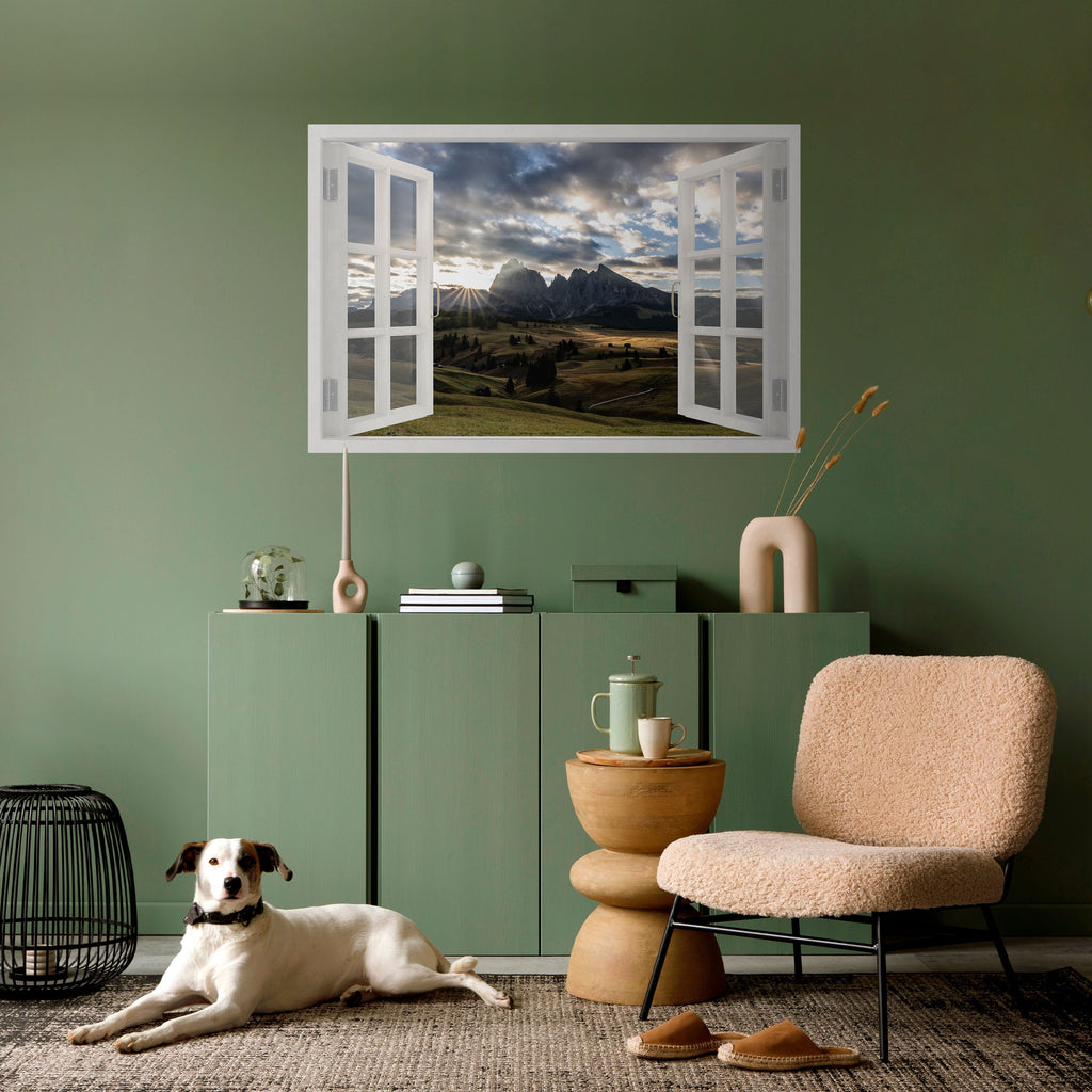 Affiche horizontale autocollante MOUNTAIN VIEWPORT