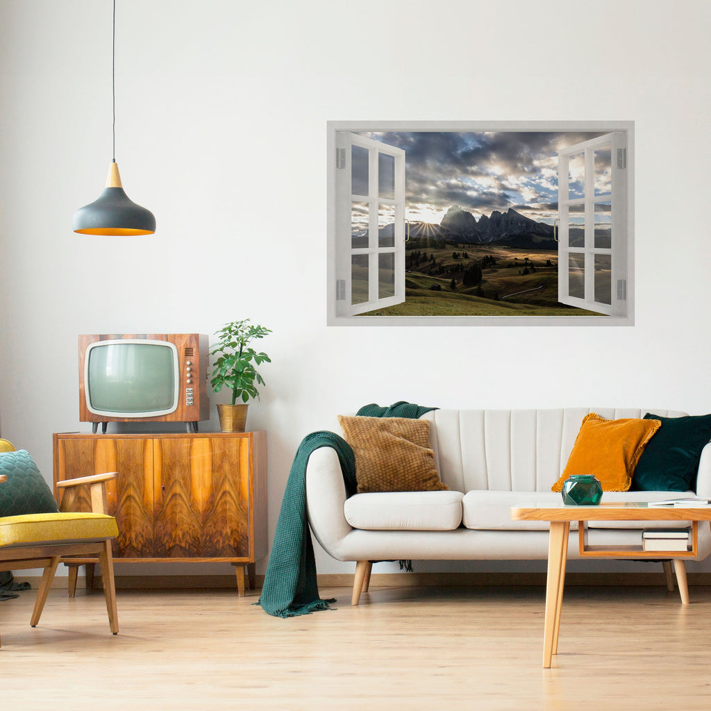 Affiche horizontale autocollante MOUNTAIN VIEWPORT