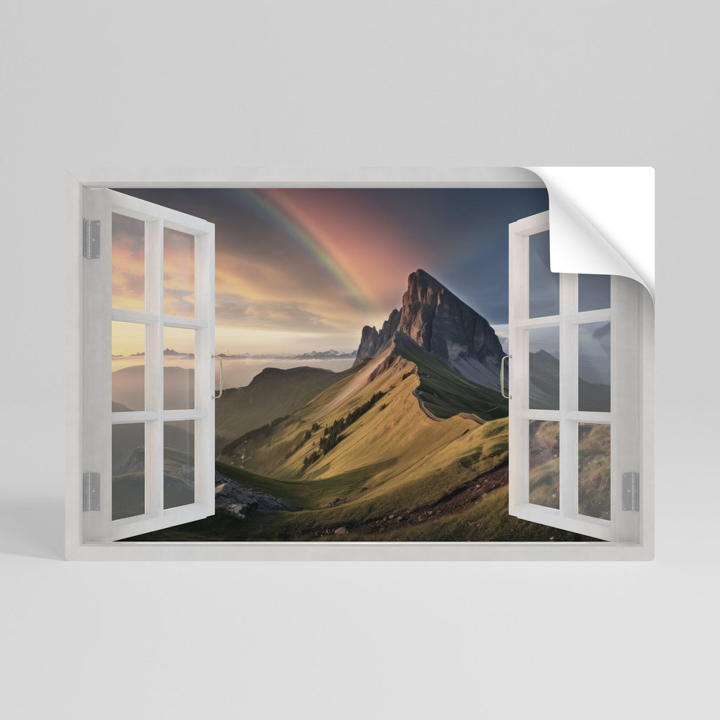 Affiche horizontale autocollante RAINBOW ESCAPE