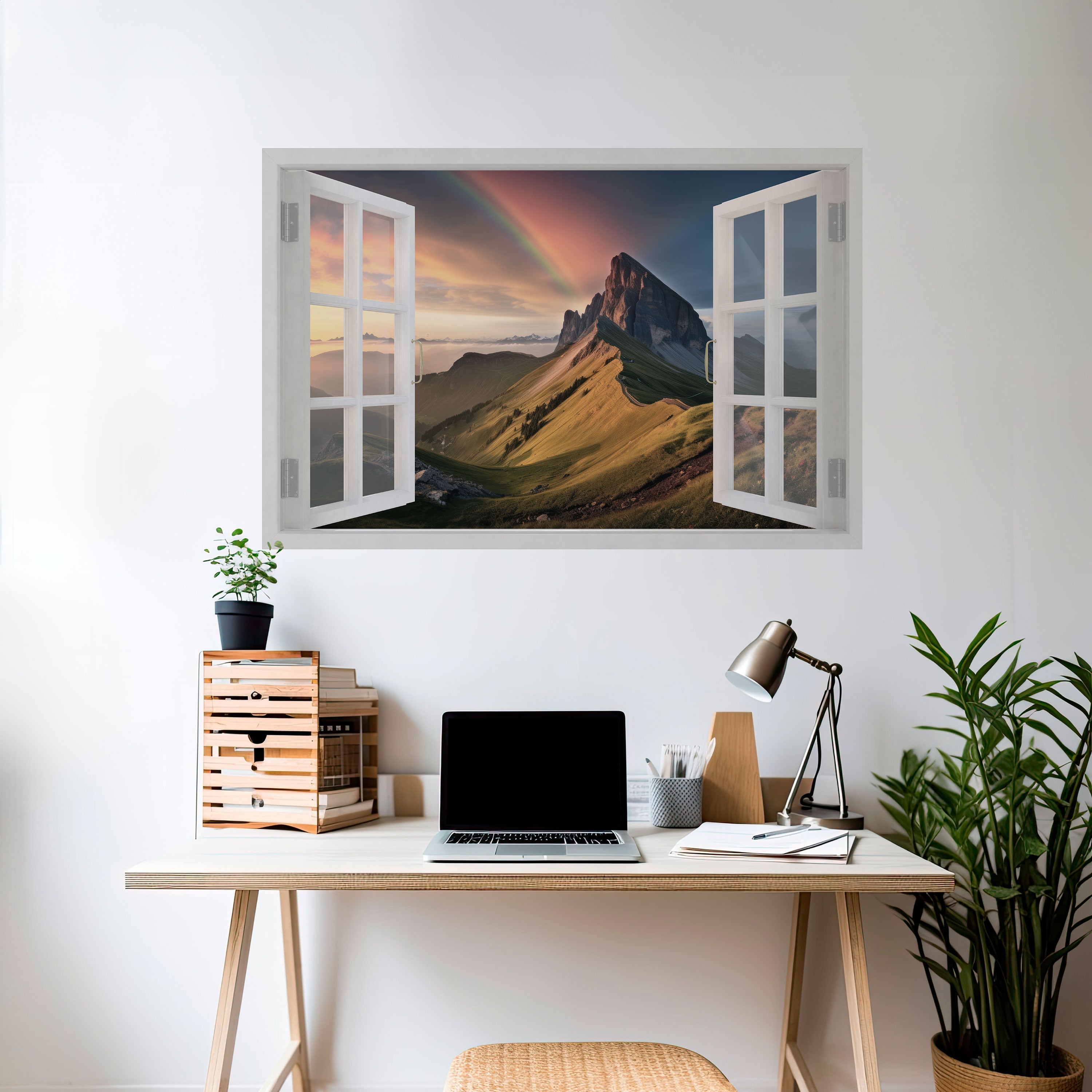 Affiche horizontale autocollante RAINBOW ESCAPE