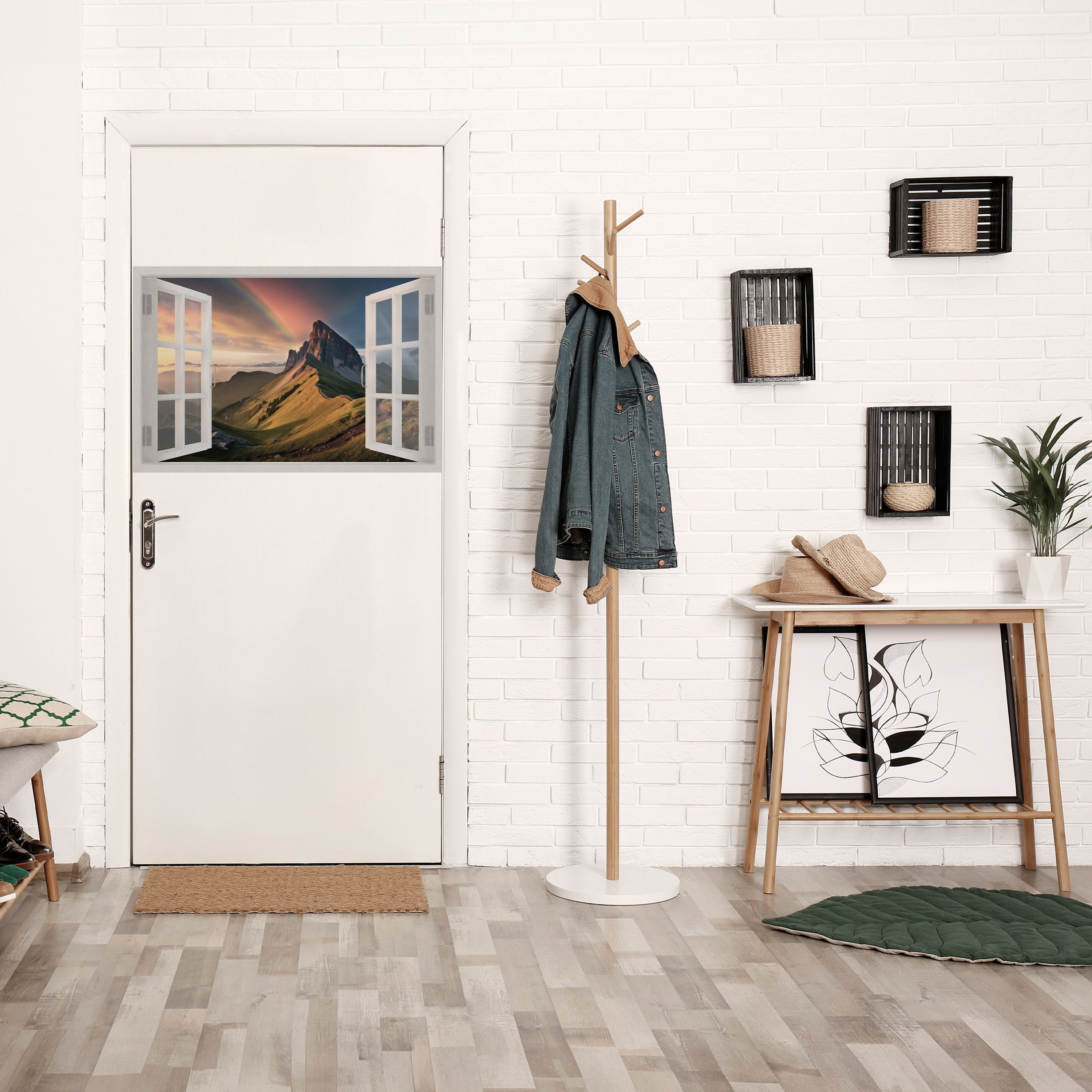 Affiche horizontale autocollante RAINBOW ESCAPE