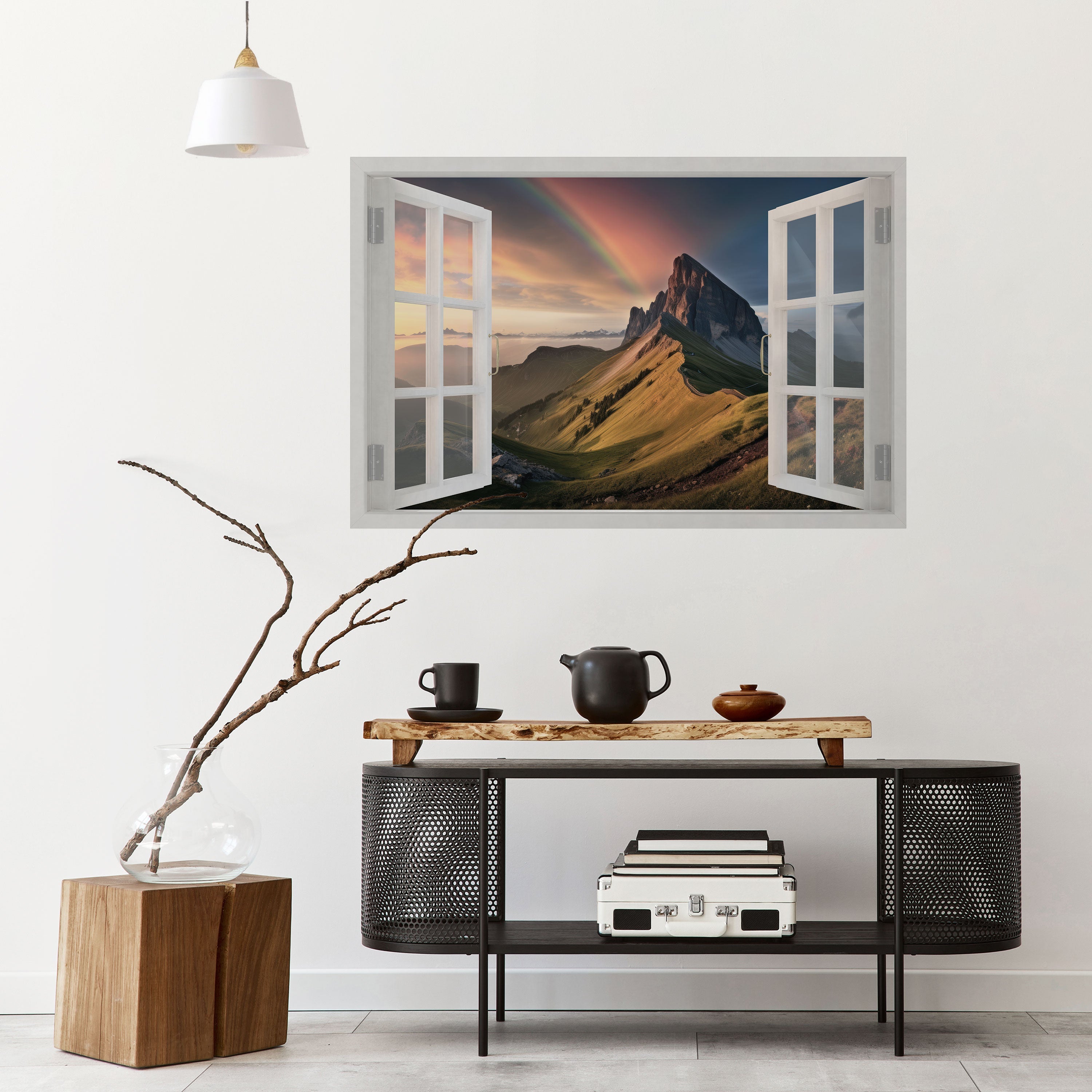 Affiche horizontale autocollante RAINBOW ESCAPE