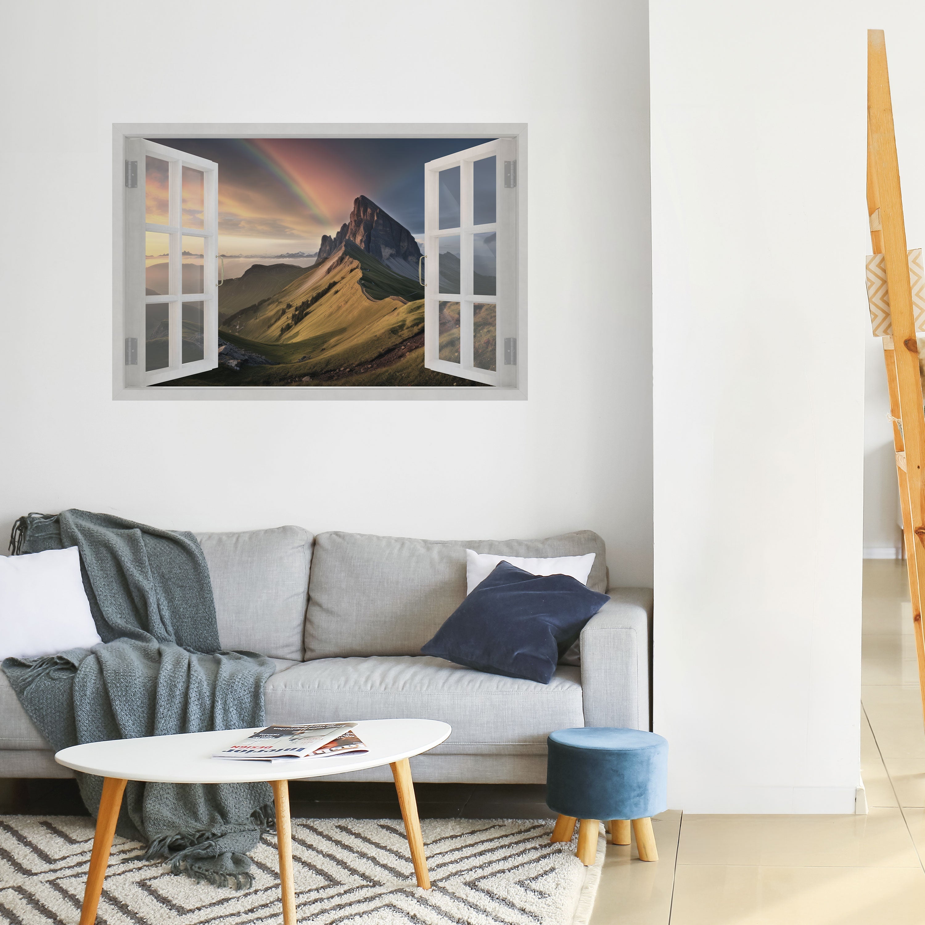 Affiche horizontale autocollante RAINBOW ESCAPE