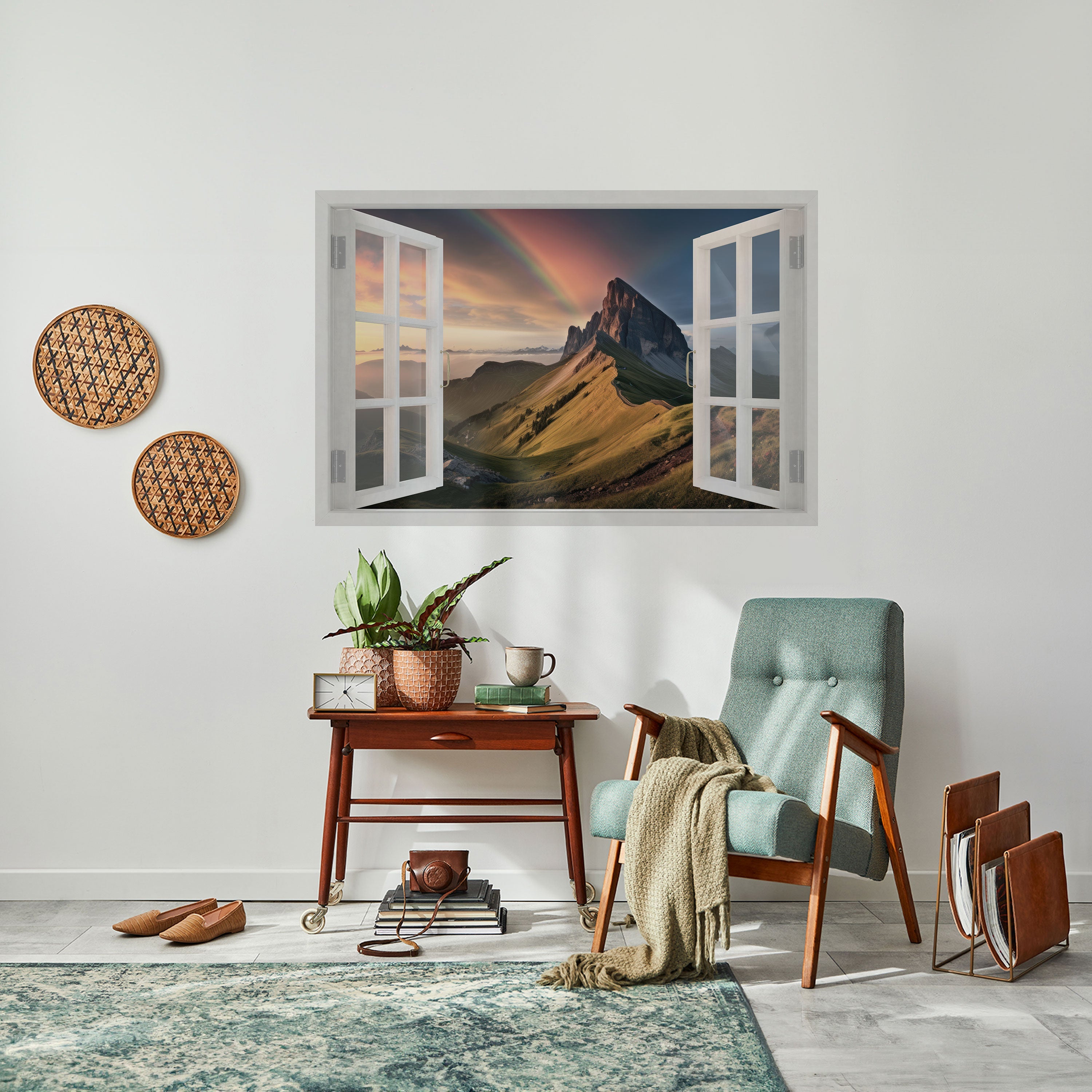 Affiche horizontale autocollante RAINBOW ESCAPE