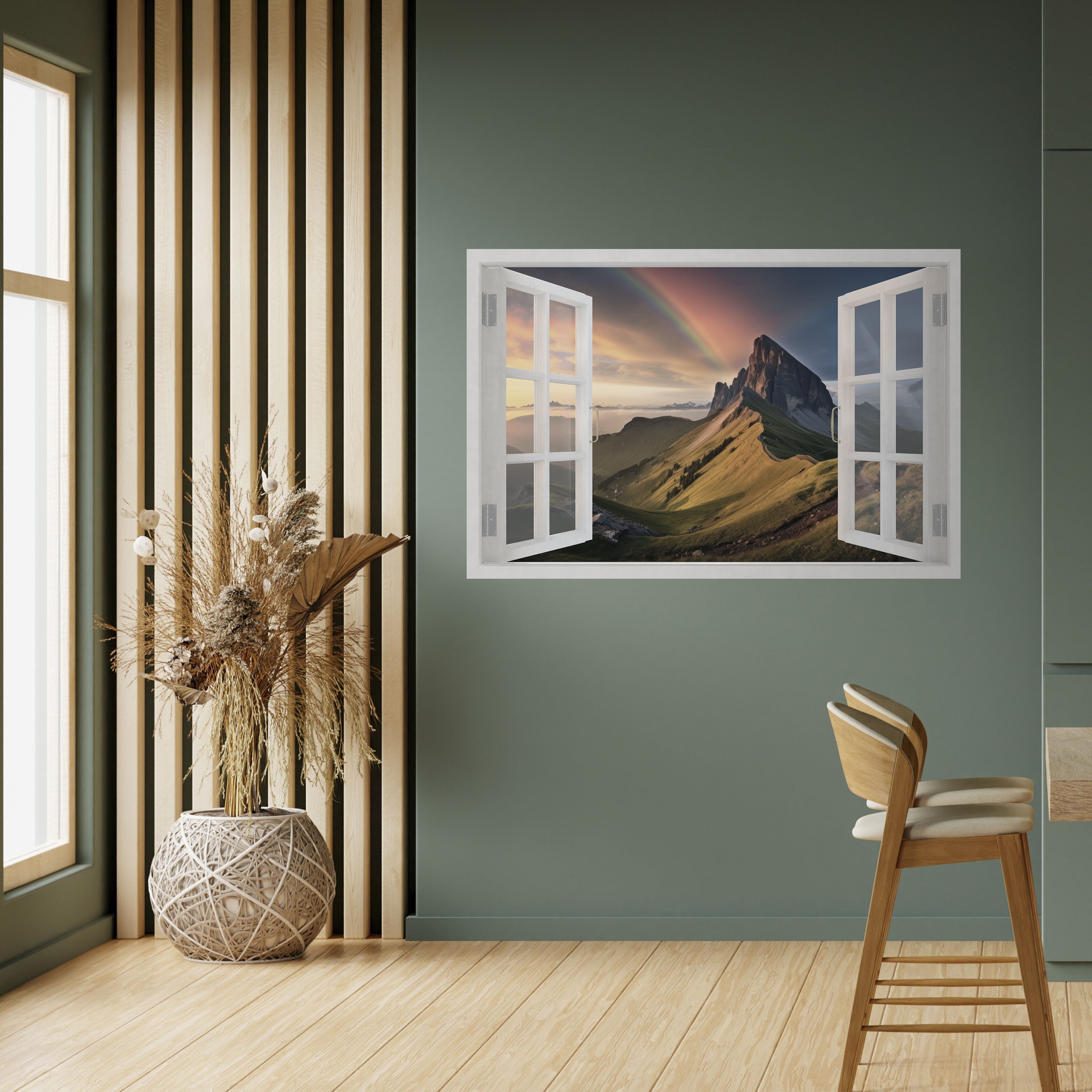 Affiche horizontale autocollante RAINBOW ESCAPE