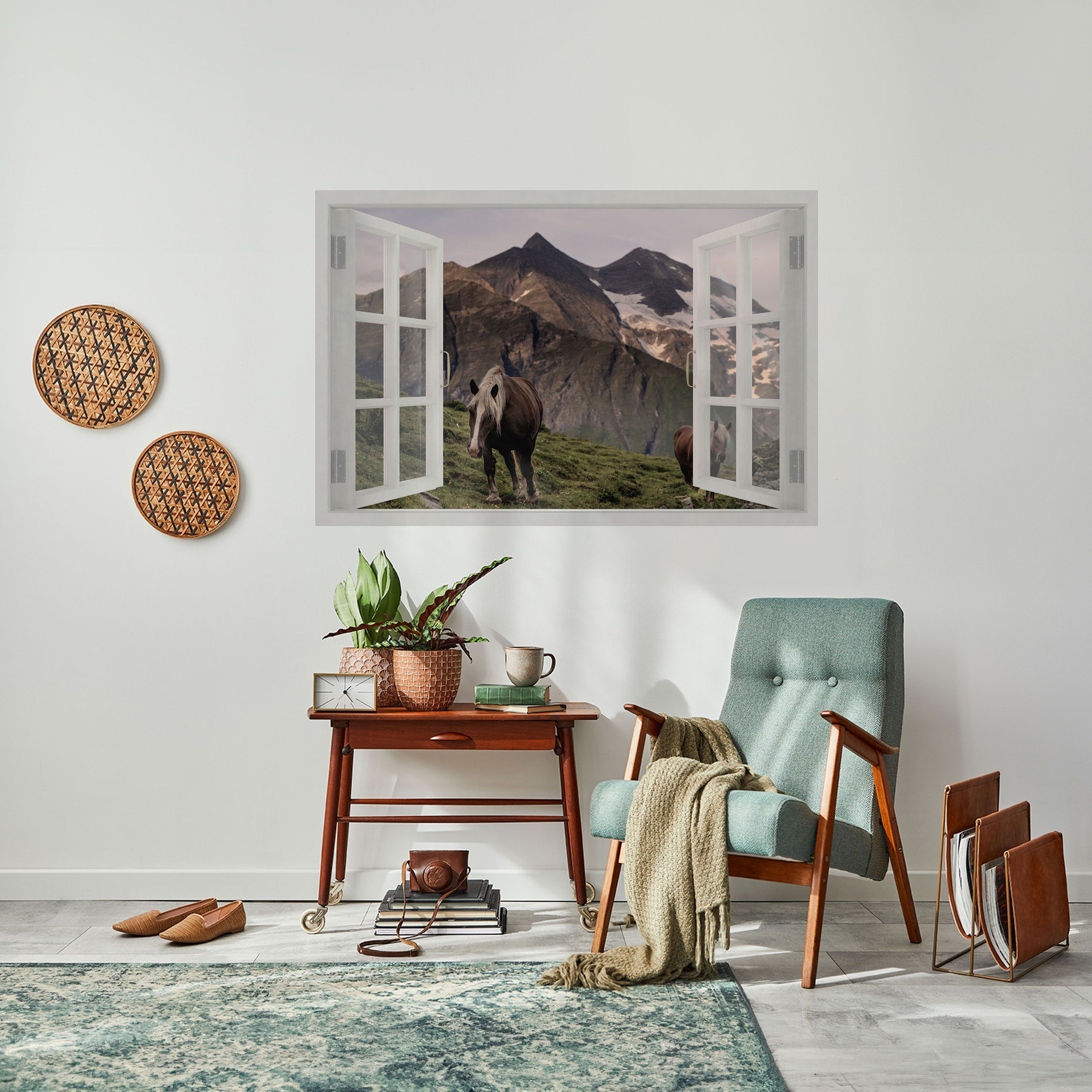 Affiche horizontale autocollante INSPIRATION CADRE NATUREL