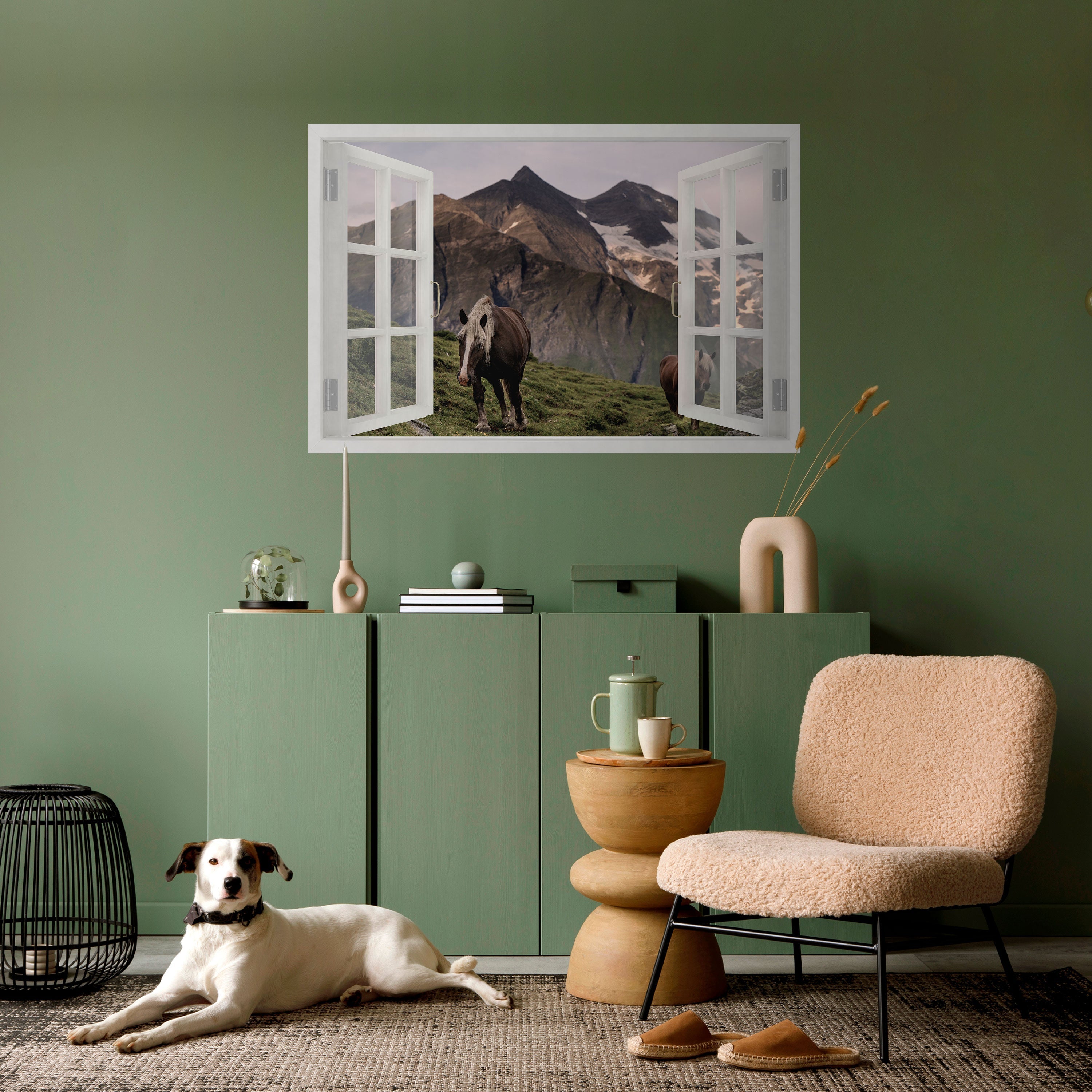 Affiche horizontale autocollante INSPIRATION CADRE NATUREL