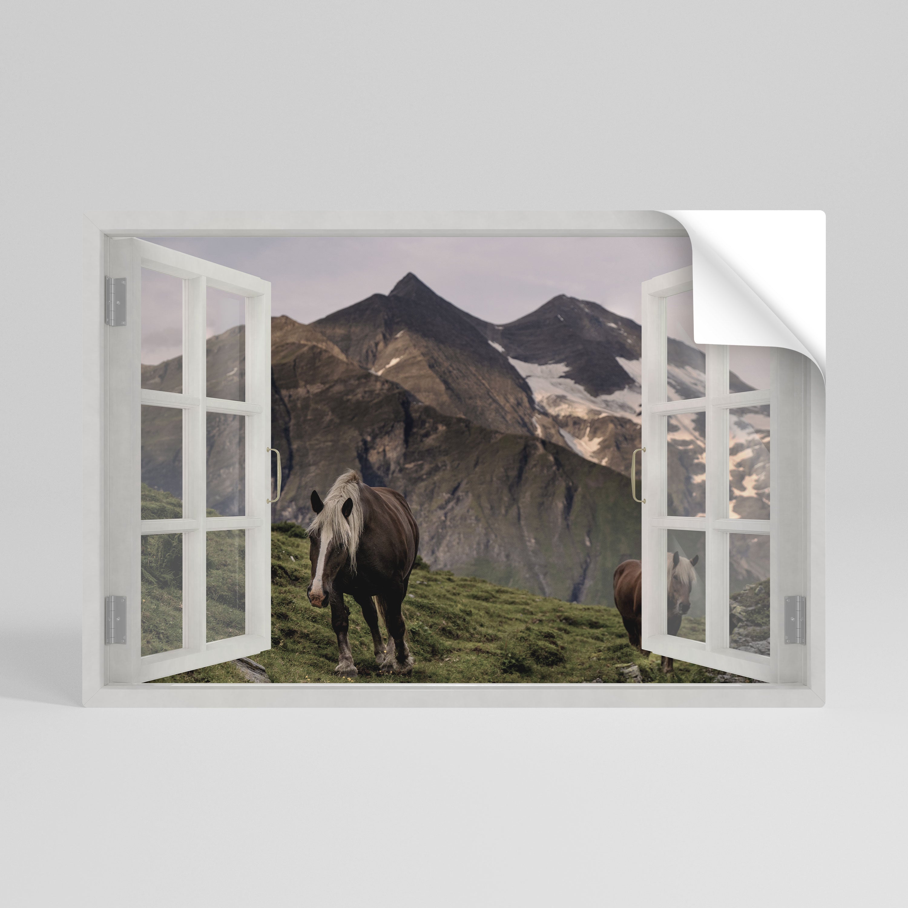 Affiche horizontale autocollante INSPIRATION CADRE NATUREL