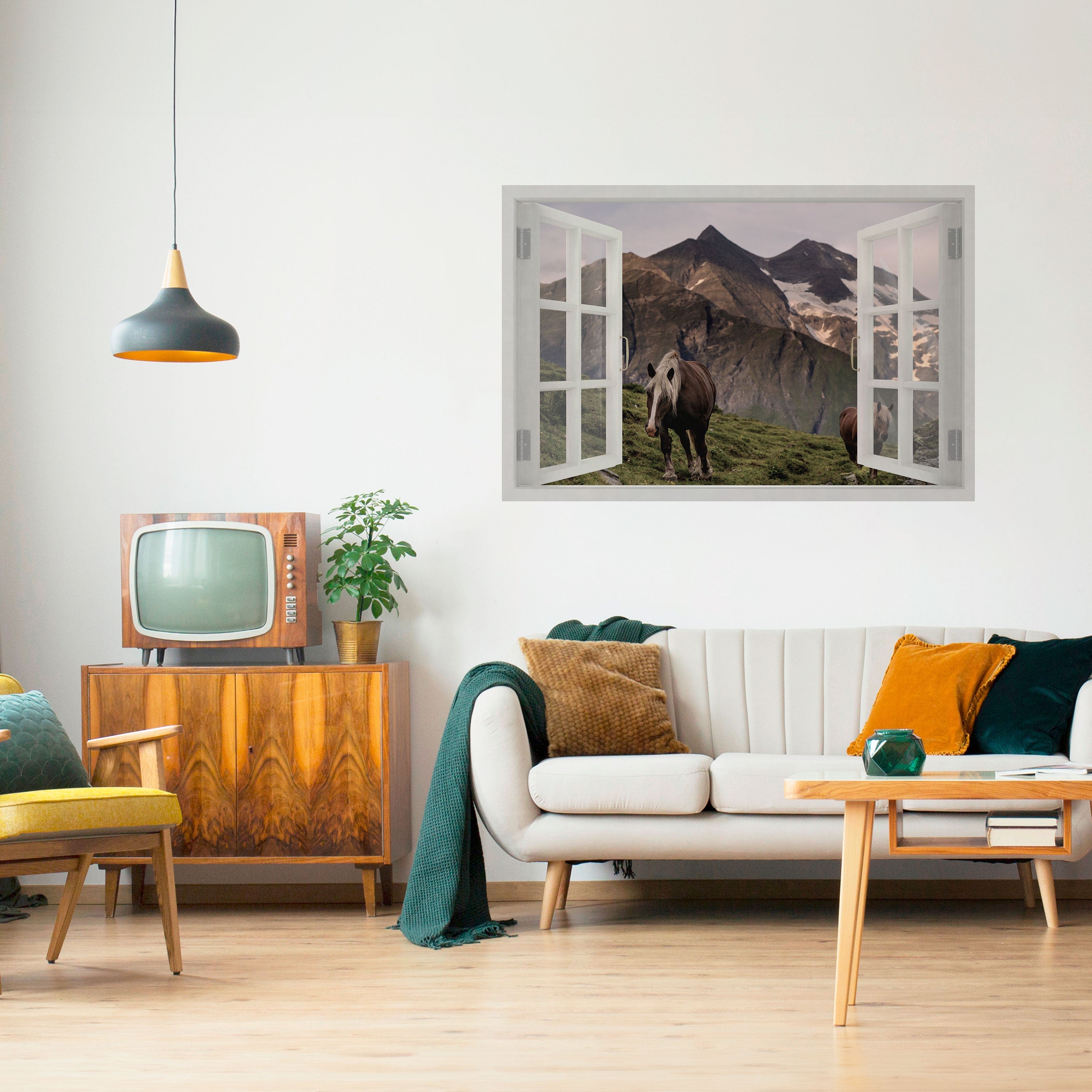 Affiche horizontale autocollante INSPIRATION CADRE NATUREL