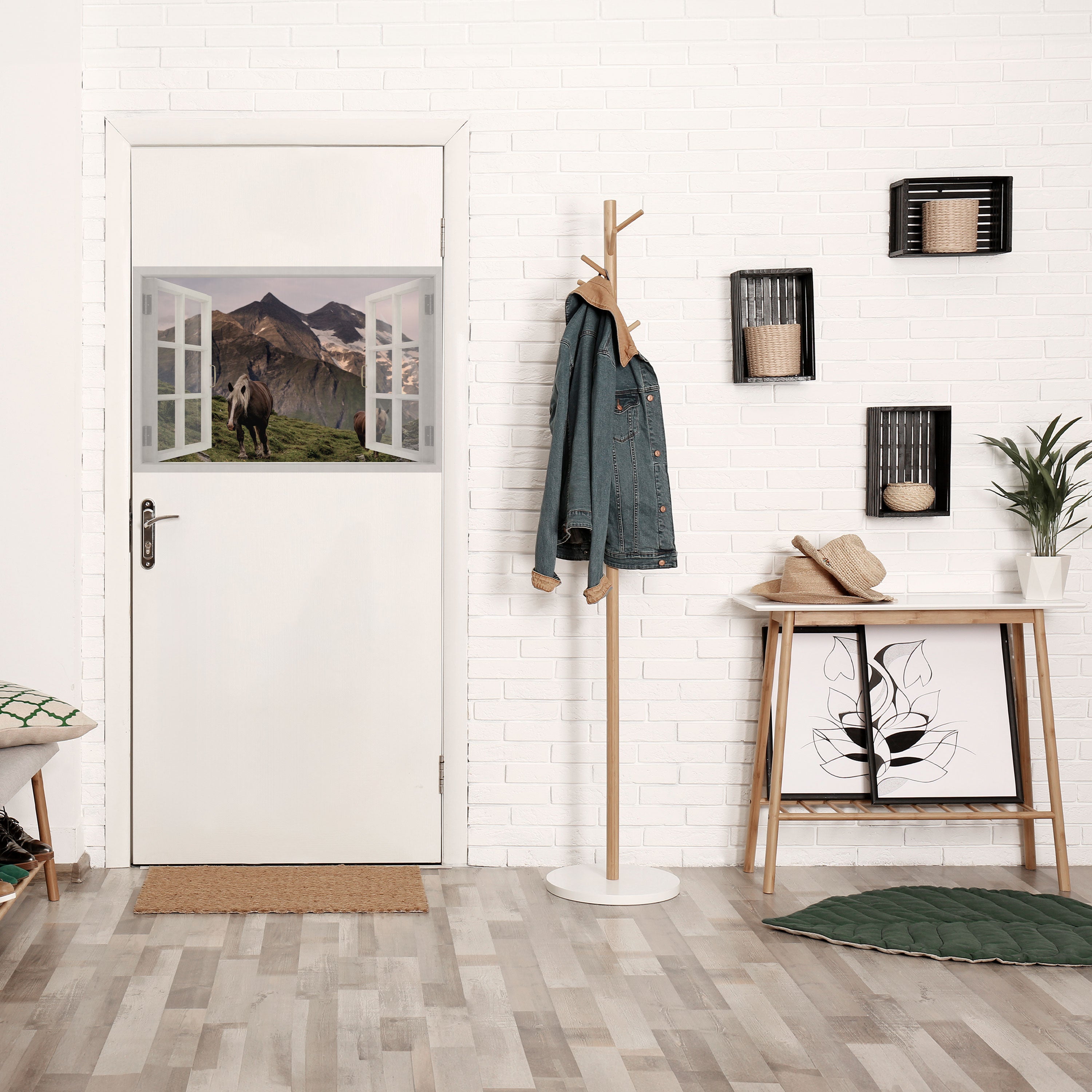 Affiche horizontale autocollante INSPIRATION CADRE NATUREL