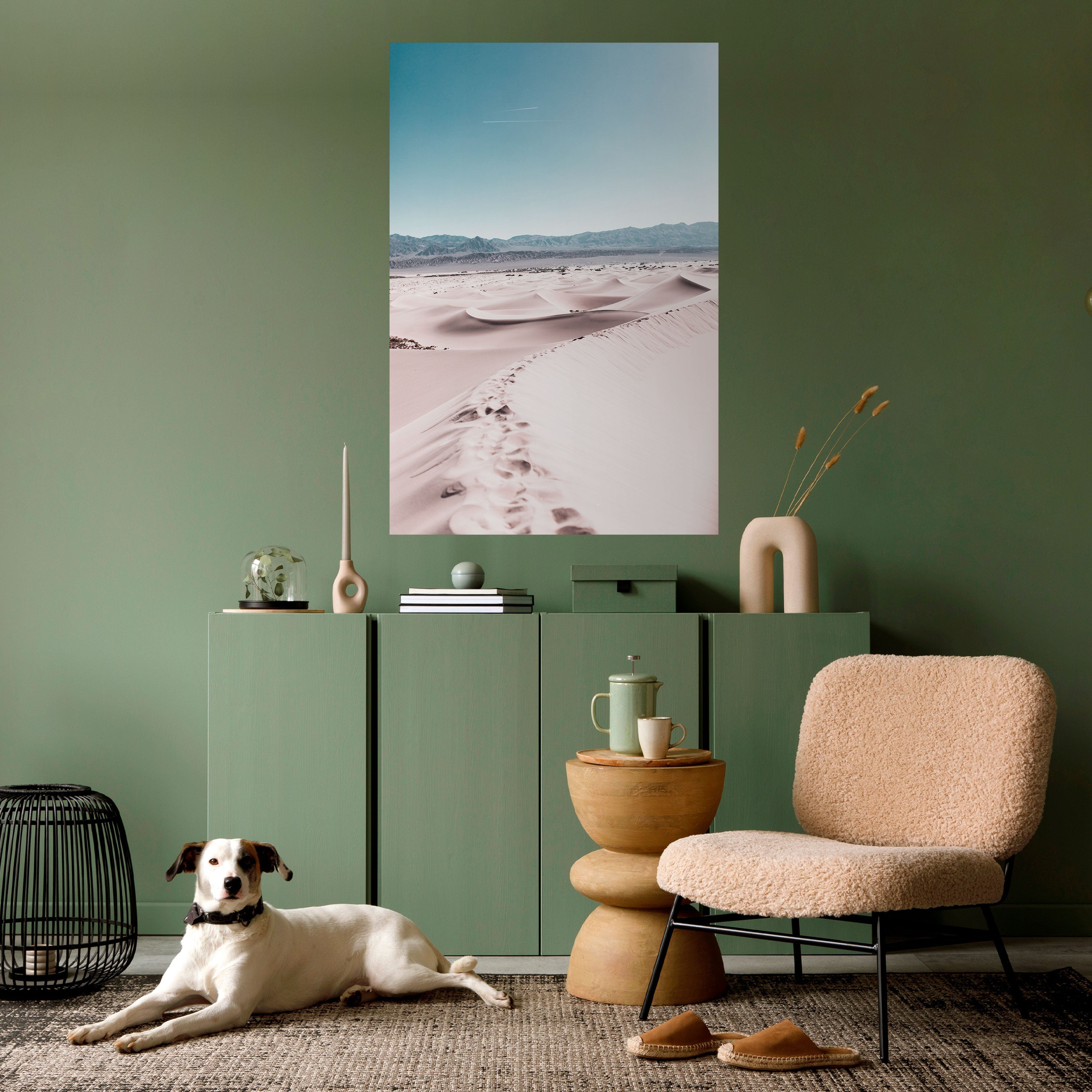 Affiche verticale autocollante STEPS AWAY