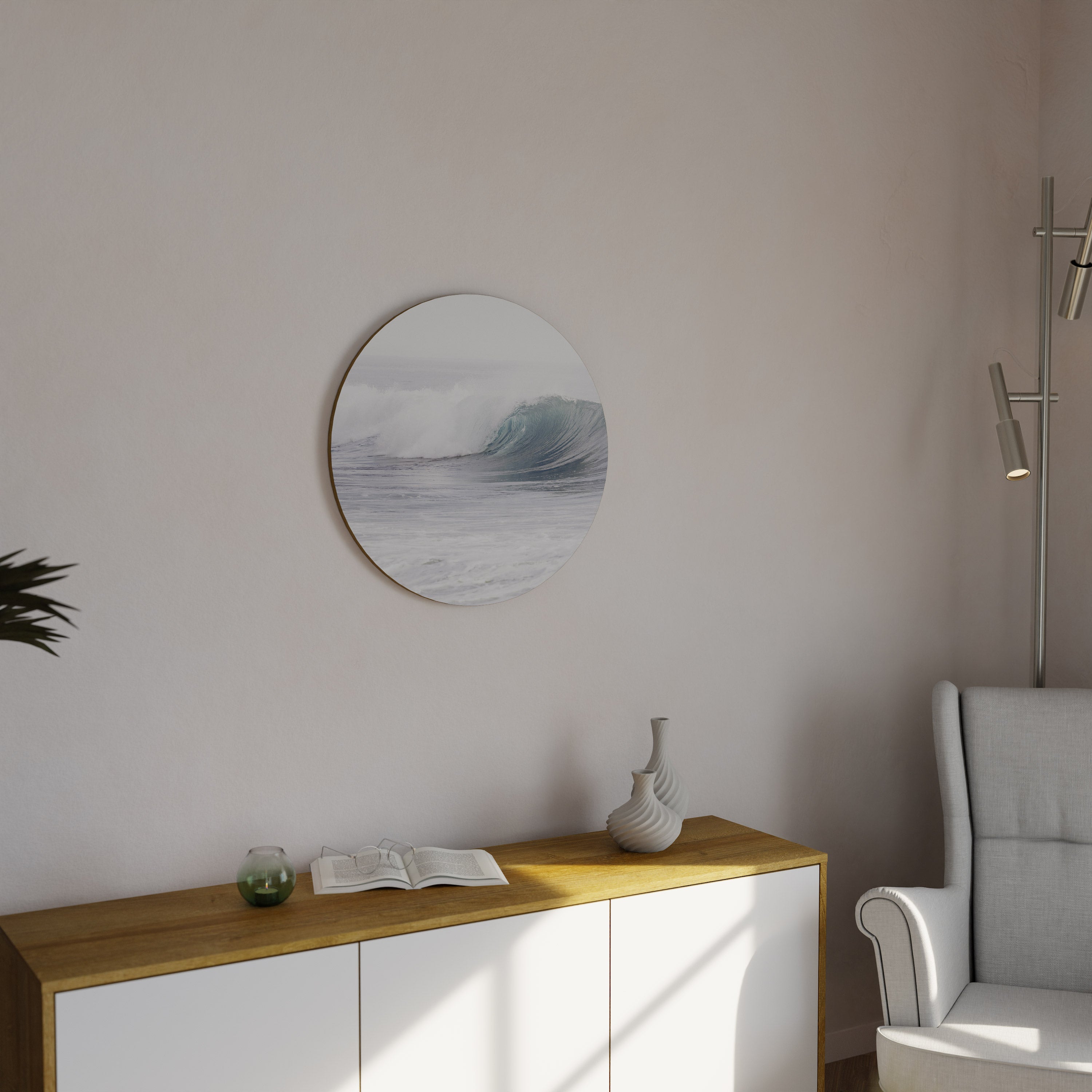 Art mural rond MOUVEMENT MYSTIQUE