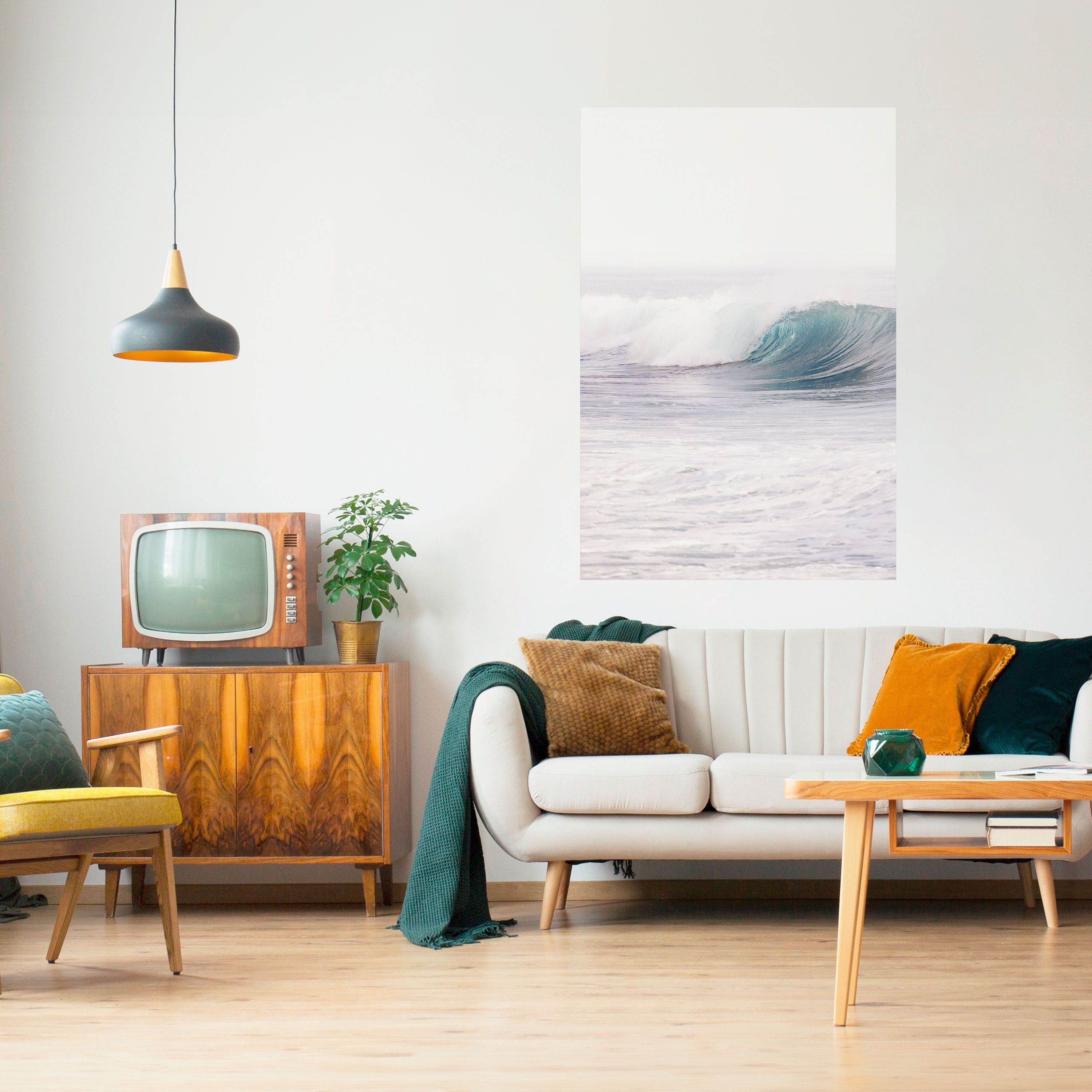 Affiche verticale autocollante MOUVEMENT MYSTIQUE