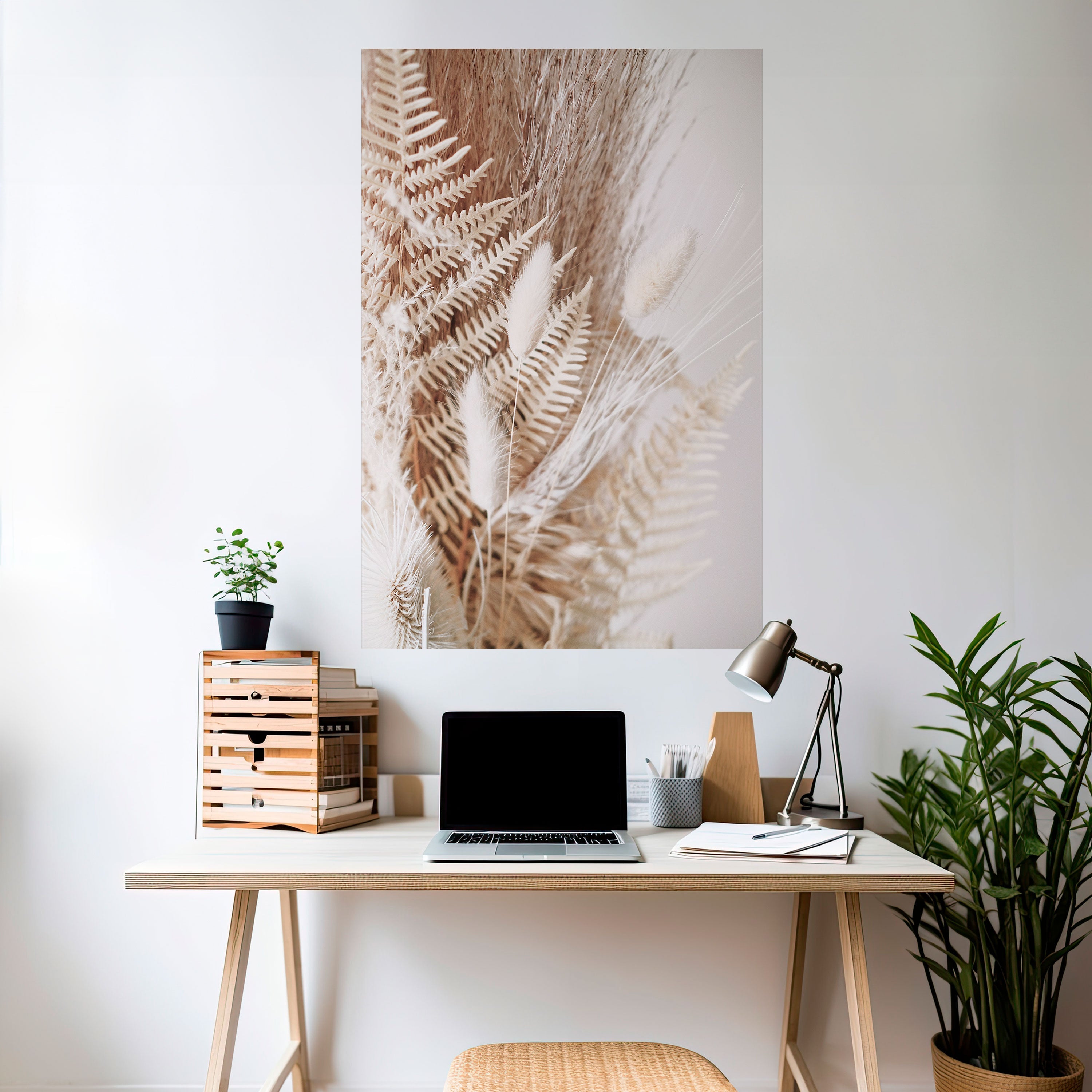 Affiche verticale autocollante « GENTLE GRASSLANDS INVITE »