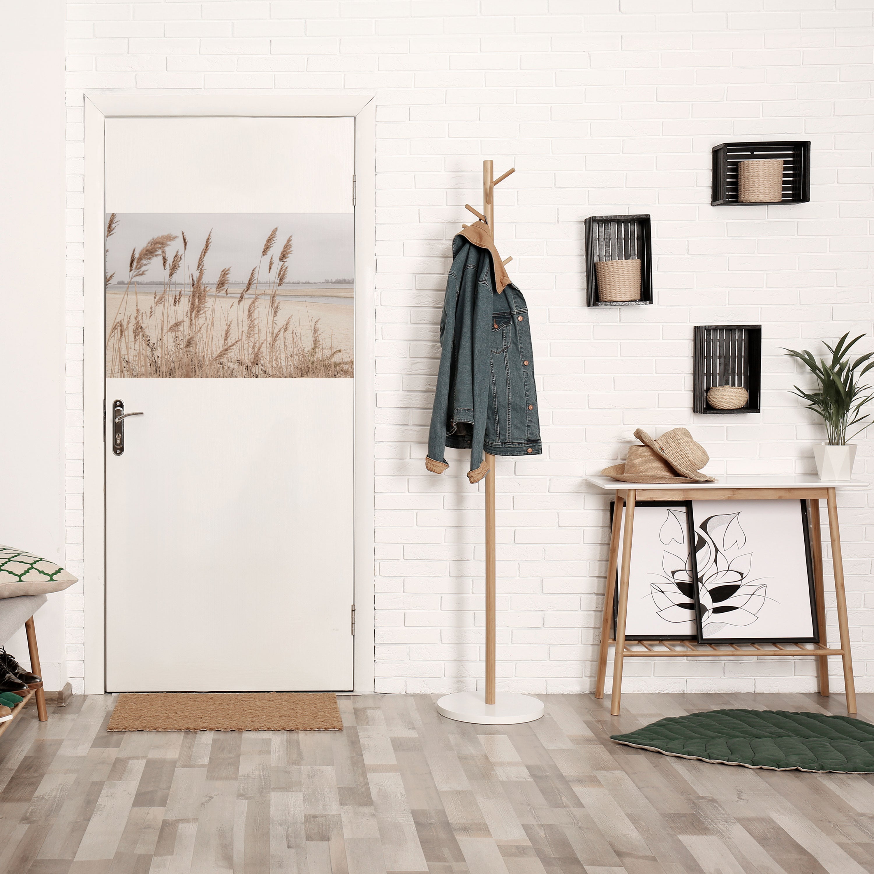 Affiche horizontale autocollante BREEZY STRAW HARMONY