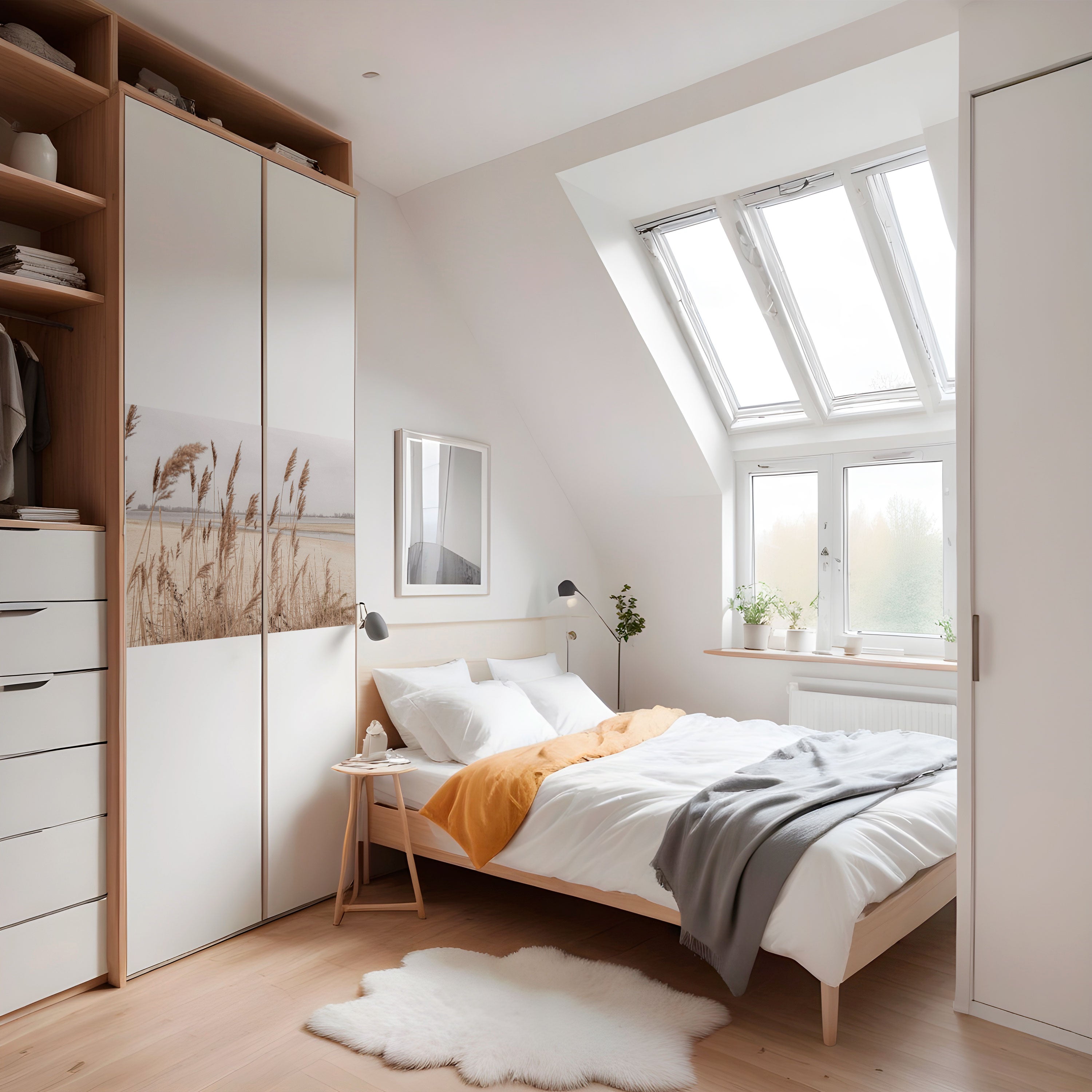 Affiche horizontale autocollante BREEZY STRAW HARMONY