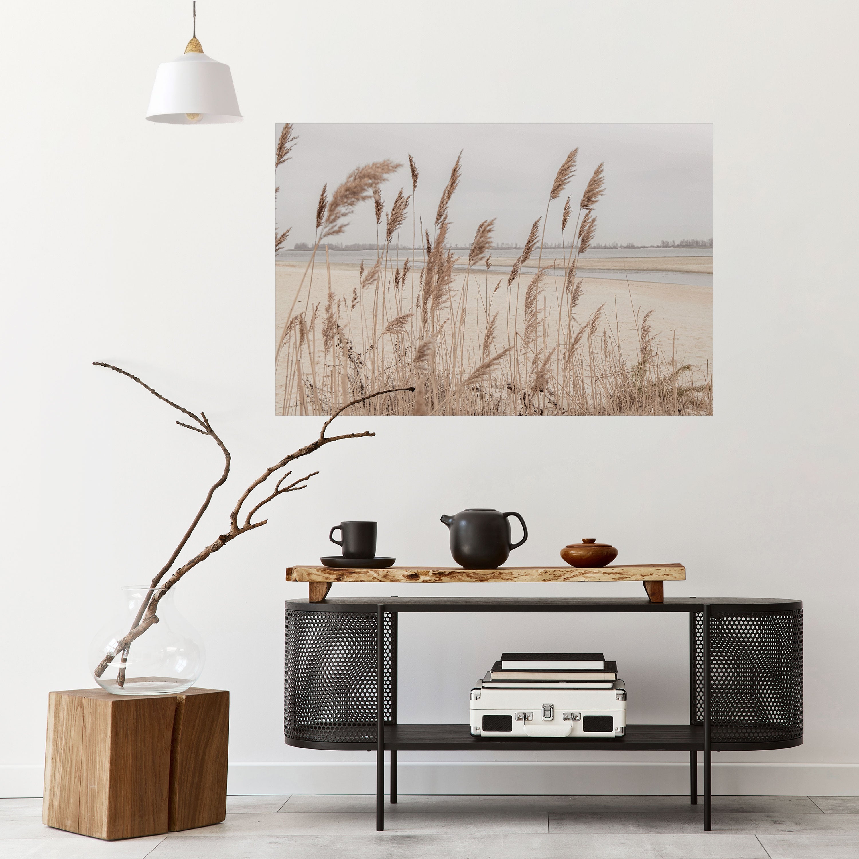 Affiche horizontale autocollante BREEZY STRAW HARMONY