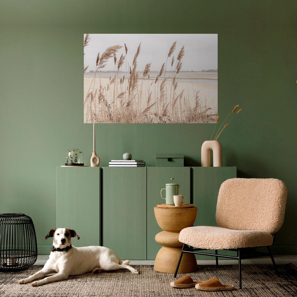 Affiche horizontale autocollante BREEZY STRAW HARMONY