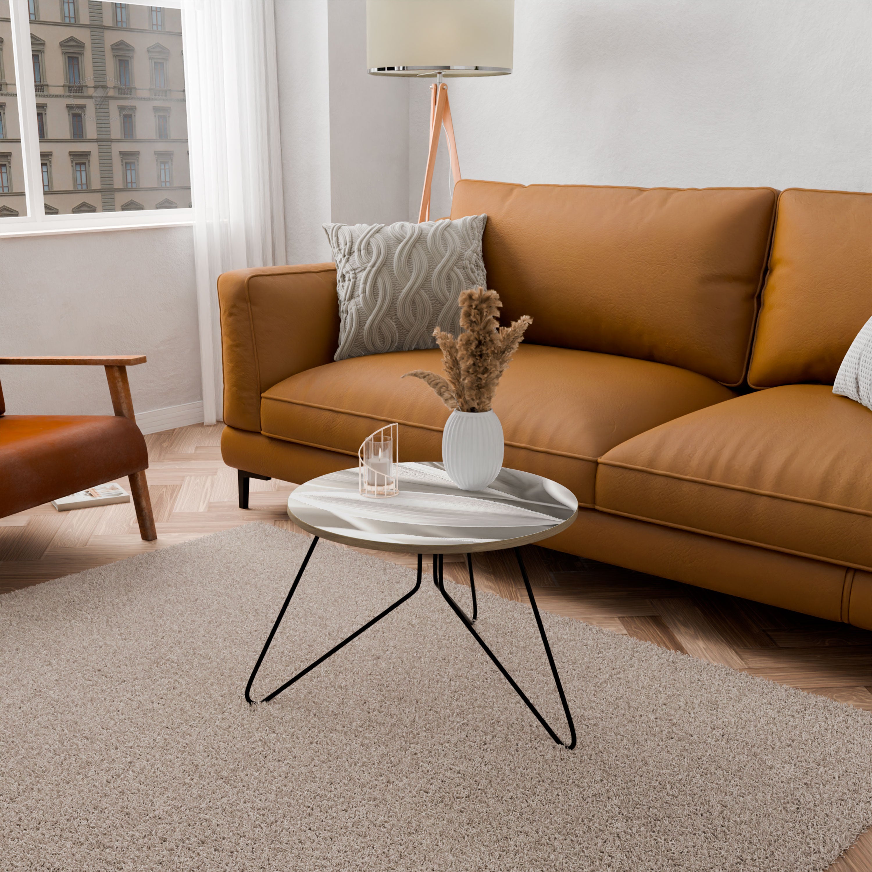 WHISPERS OF WHITE Coffee Table