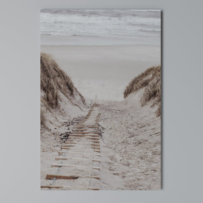 HIDDEN COASTLINE TREK Vertical Canvas Print