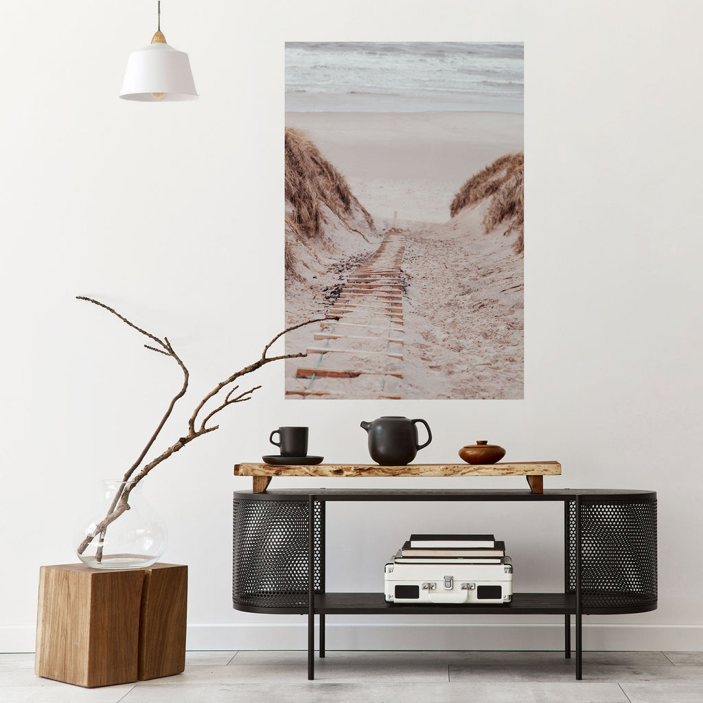 Affiche verticale autocollante « RANDONNÉE SUR LA CÔTE CACHÉE »