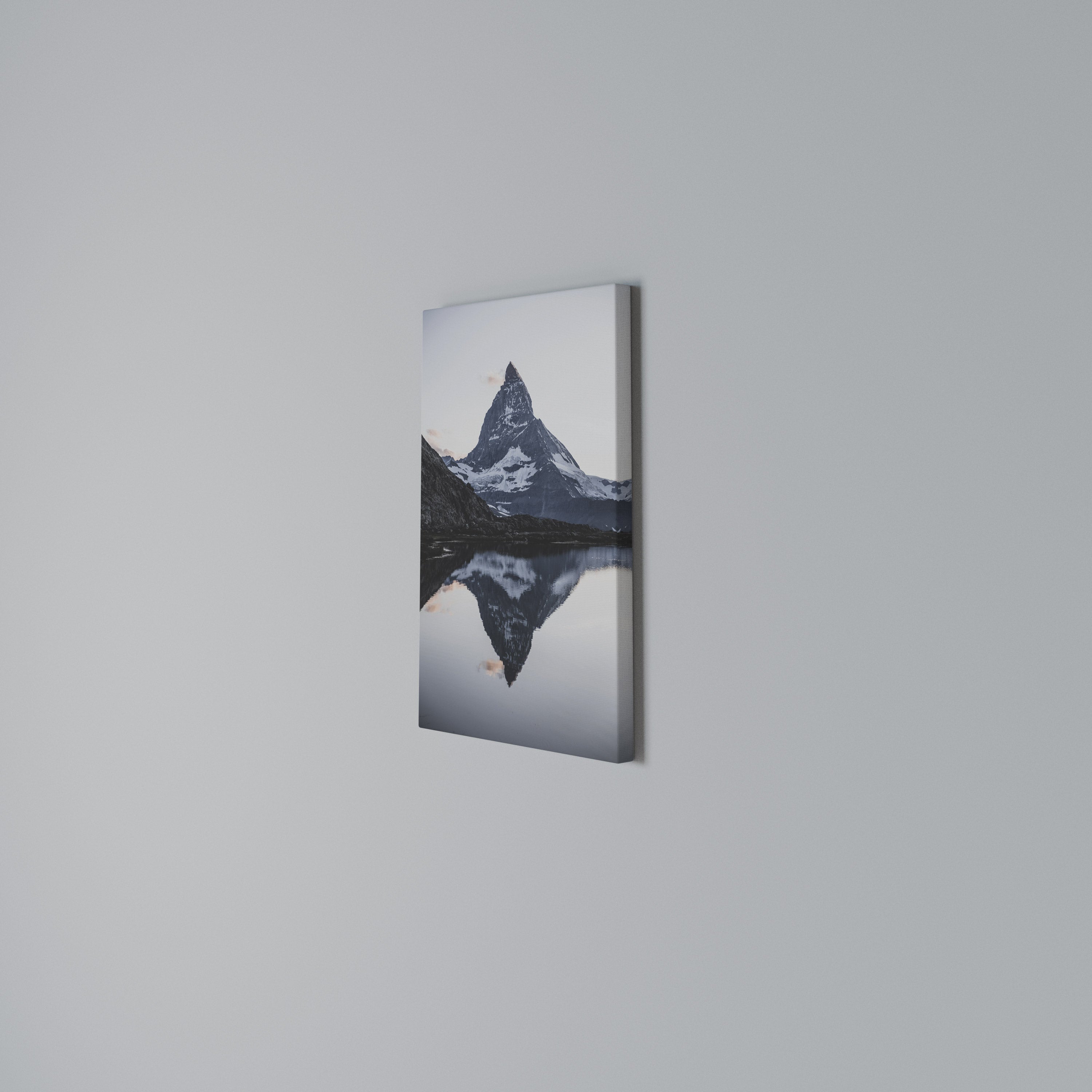 MEMORY OF MATTERHORN Vertical Canvas Print