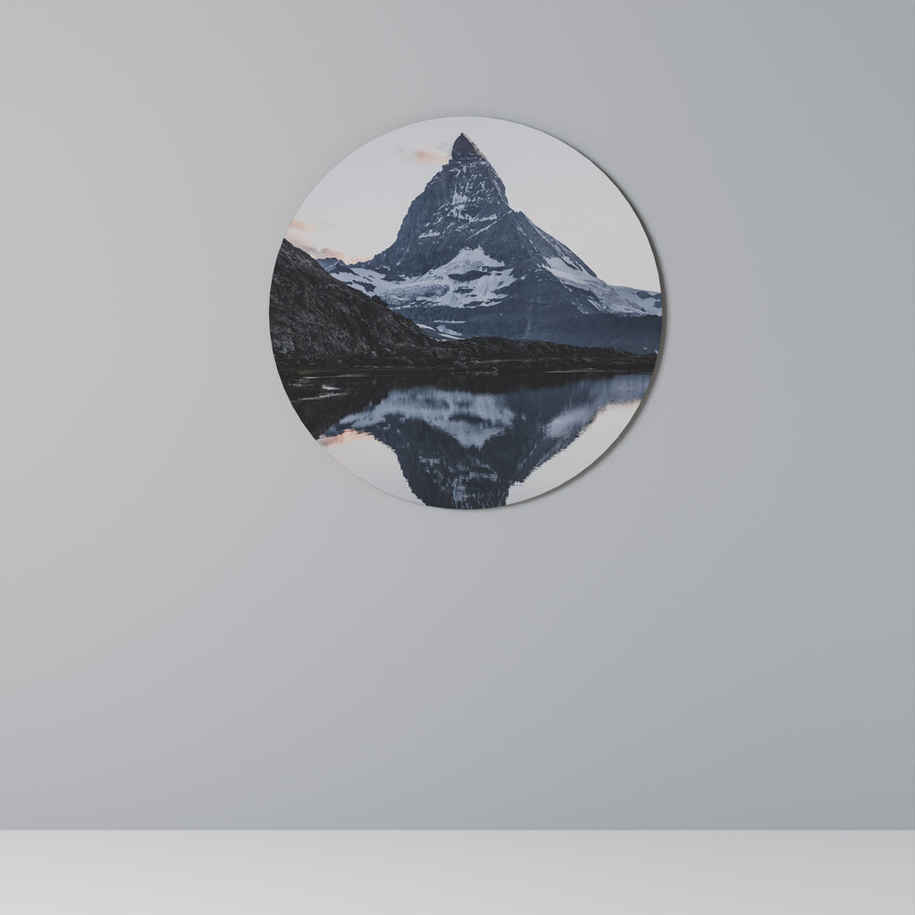 MÉMOIRE DU CERVIN Art mural rond