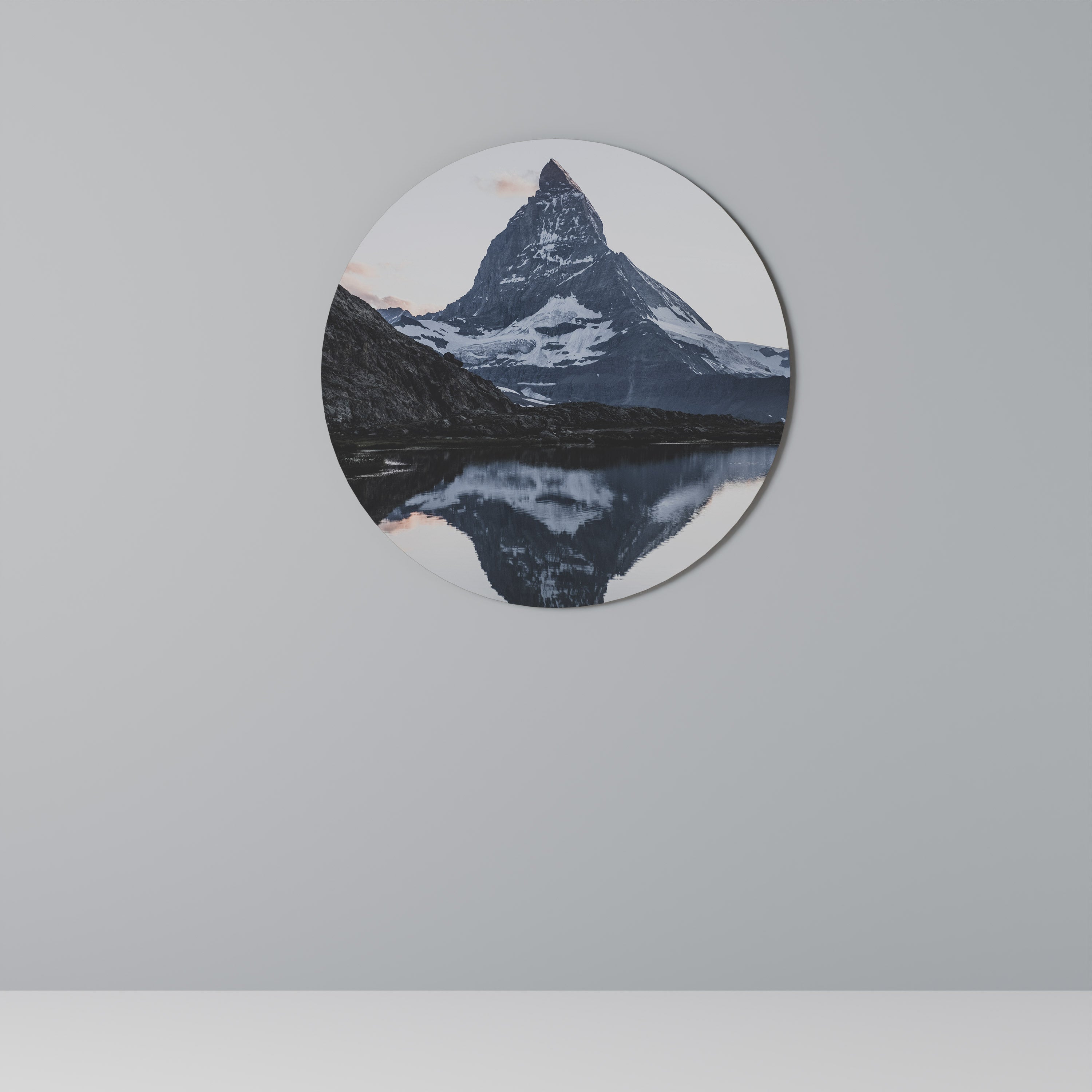 MÉMOIRE DU CERVIN Art mural rond