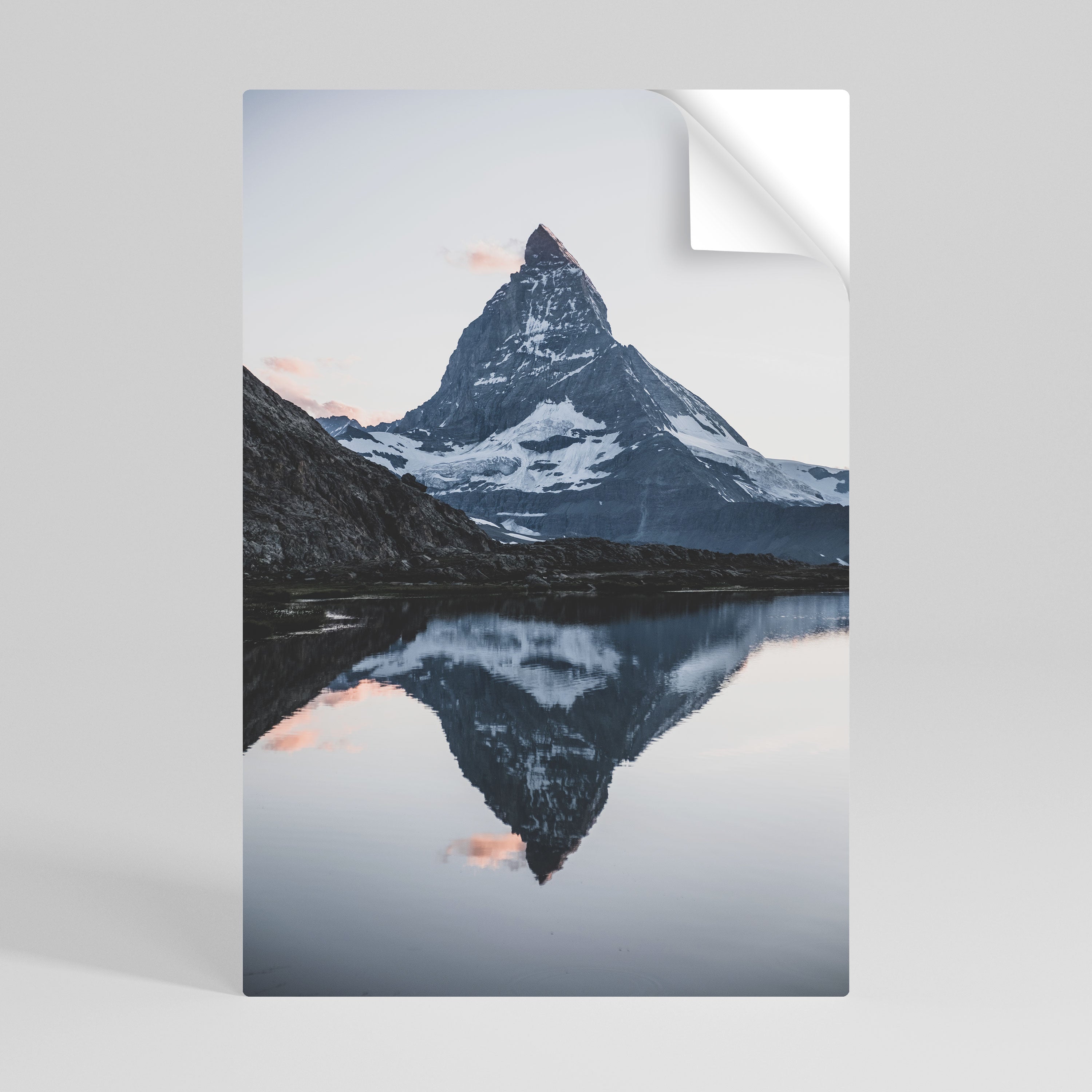 MEMORY OF MATTERHORN Peel and Stick Vertical Poster