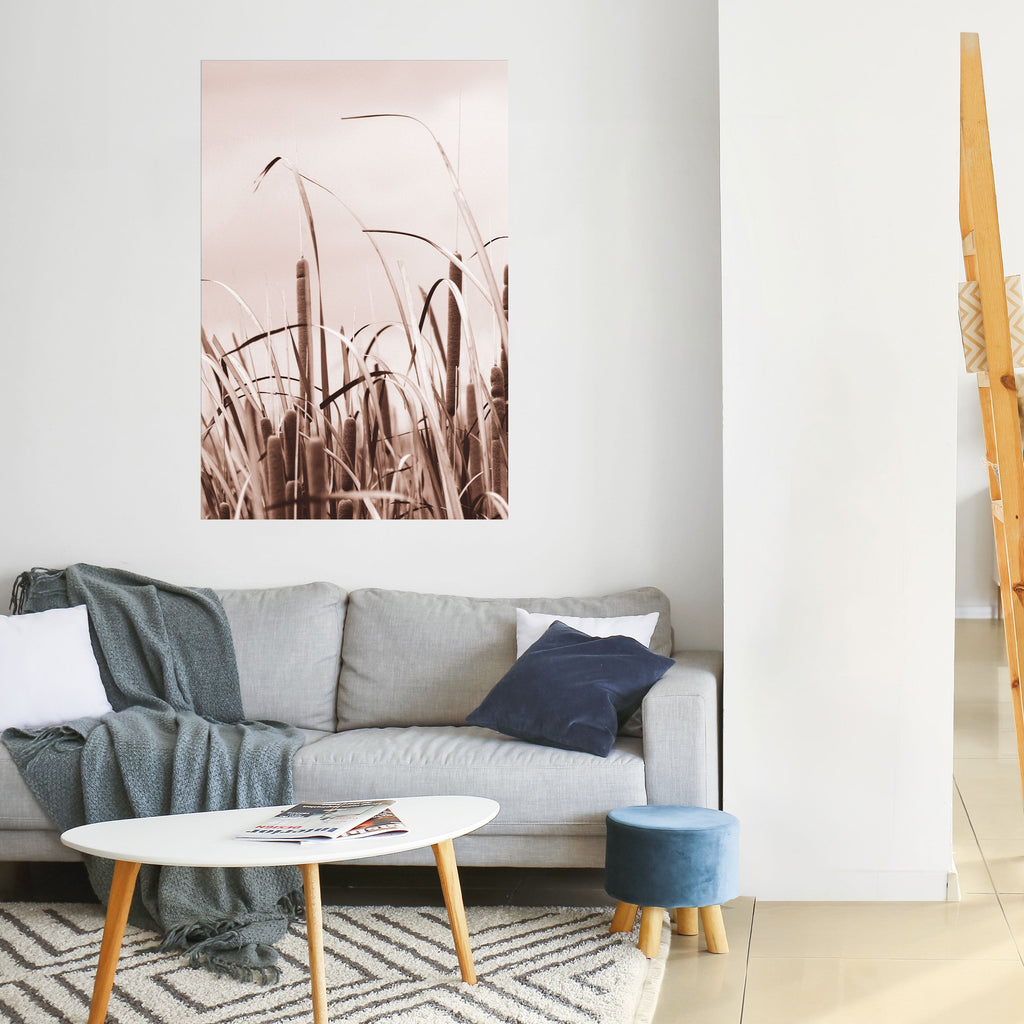 Affiche verticale autocollante « SÉRÉNITÉ DANS LA SIMPLICITÉ »