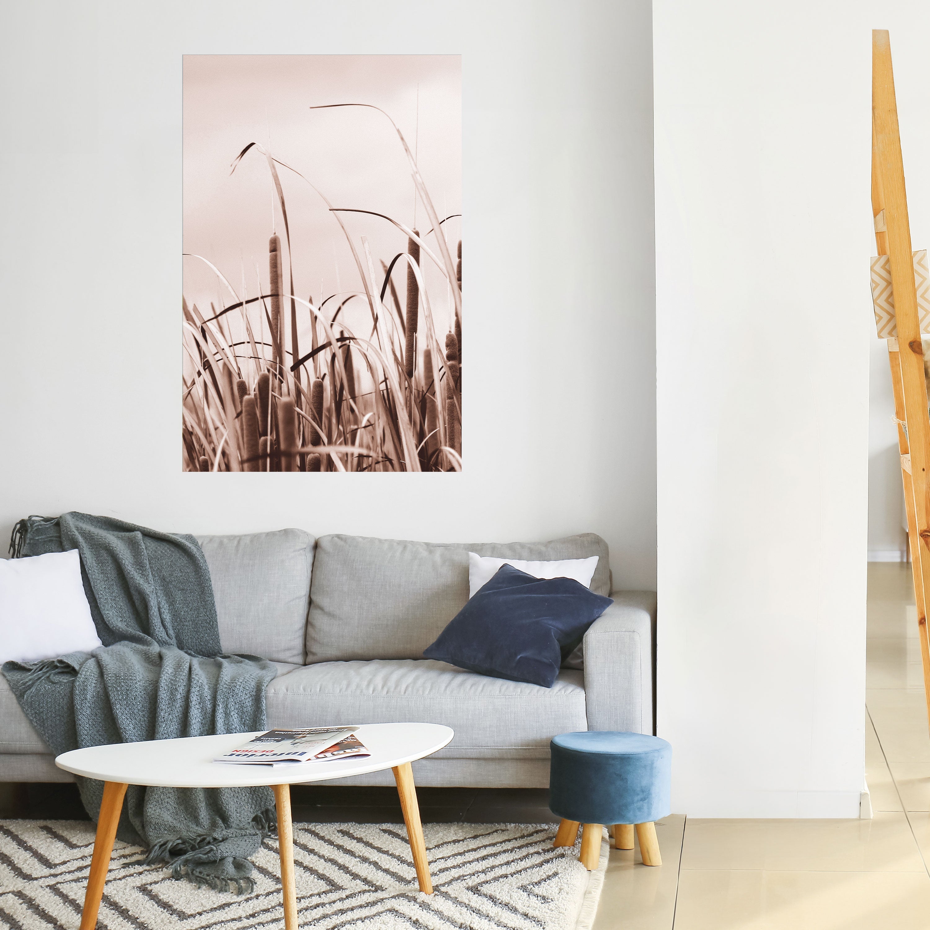 Affiche verticale autocollante « SÉRÉNITÉ DANS LA SIMPLICITÉ »