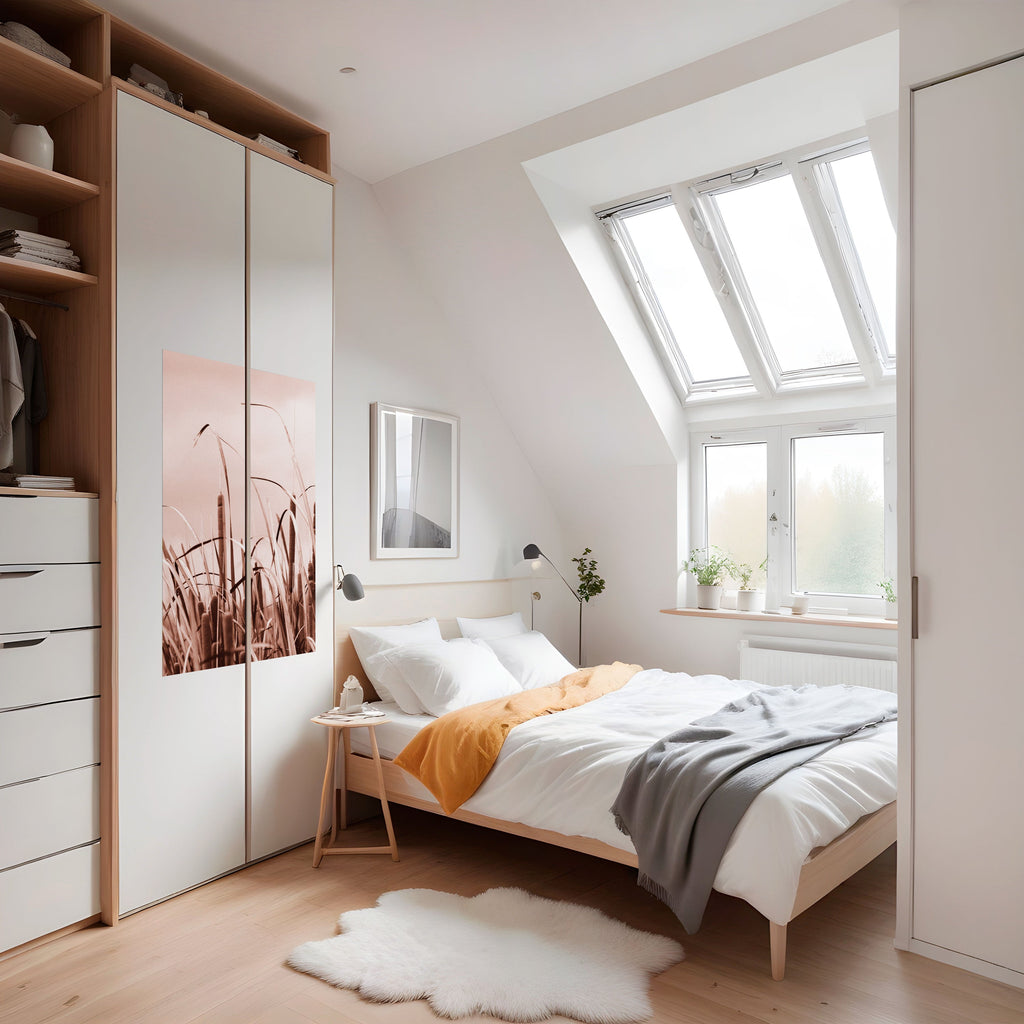 Affiche verticale autocollante « SÉRÉNITÉ DANS LA SIMPLICITÉ »