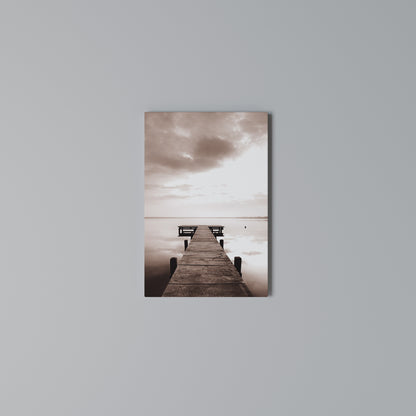 ECHOES OF STILLNESS Vertical Canvas Print