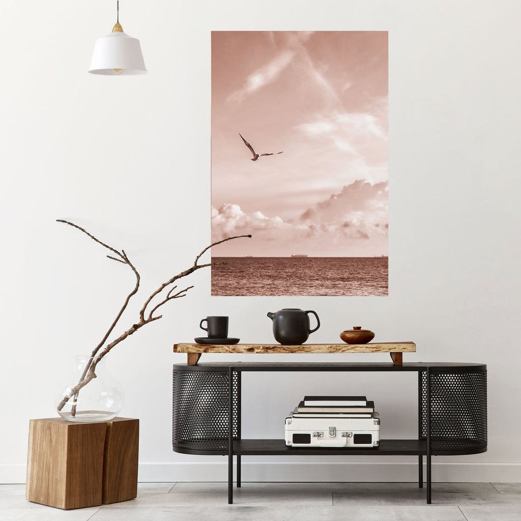 Affiche verticale autocollante « VUE DE LIBERTÉ »