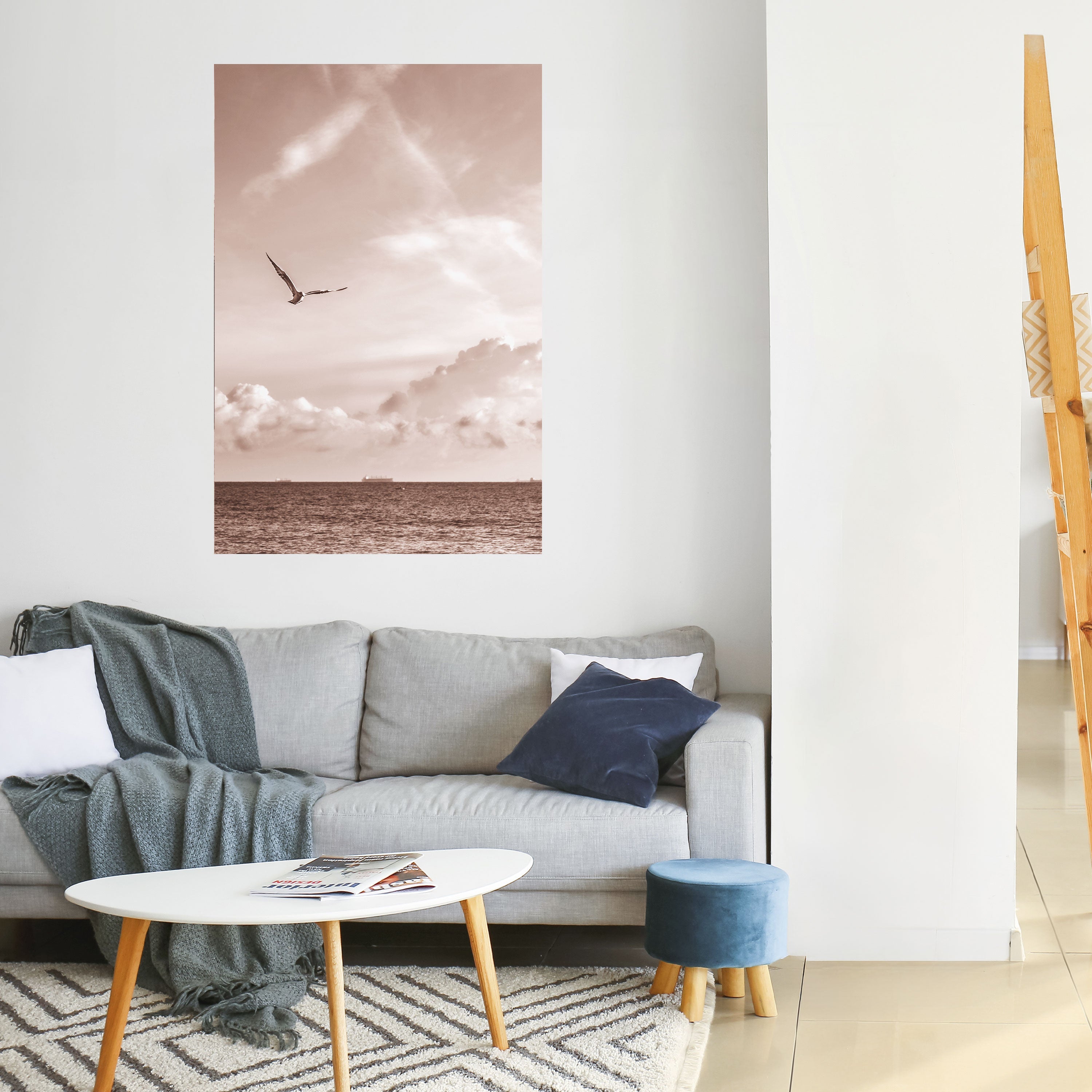 Affiche verticale autocollante « VUE DE LIBERTÉ »