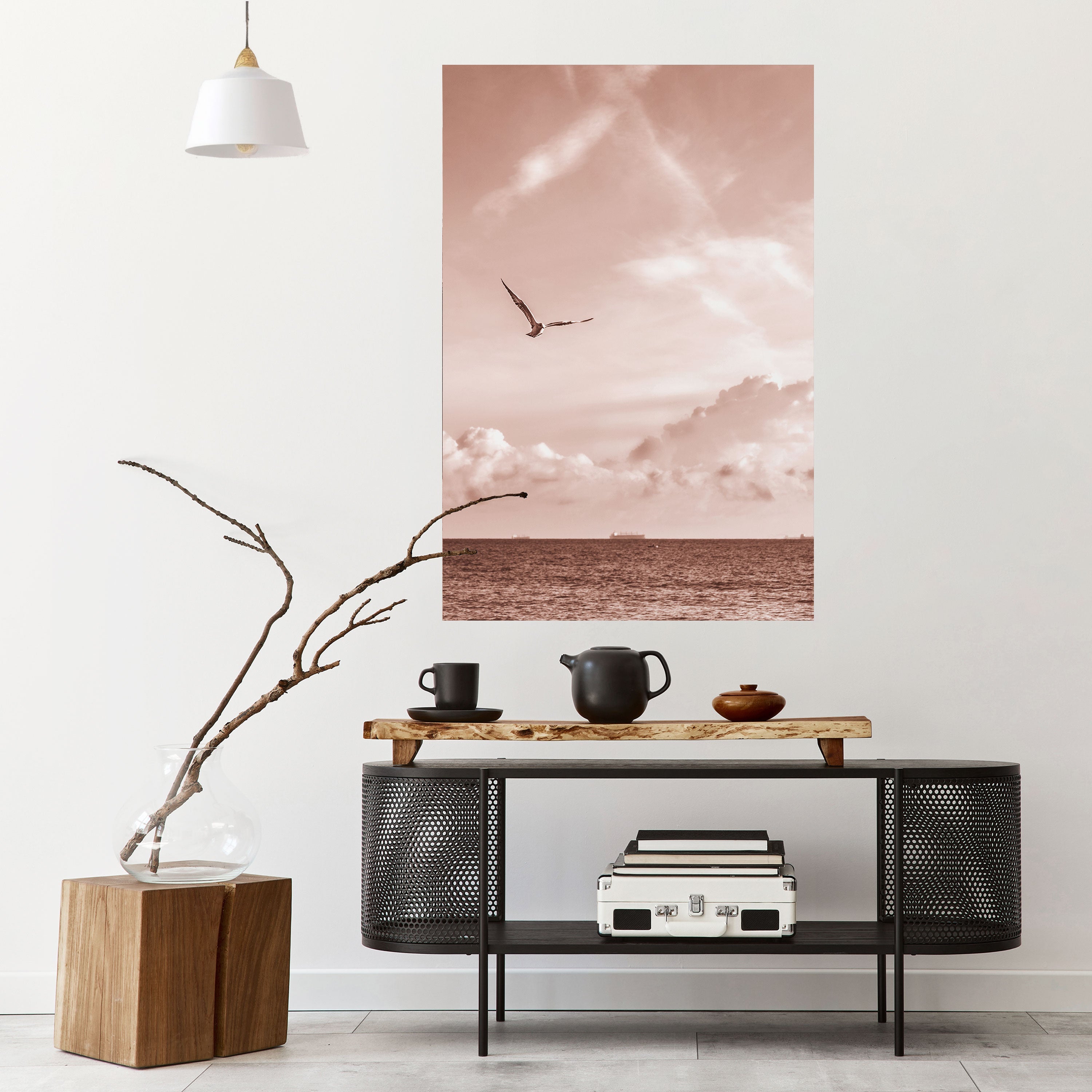 Affiche verticale autocollante « VUE DE LIBERTÉ »