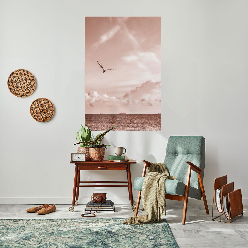 Affiche verticale autocollante « VUE DE LIBERTÉ »