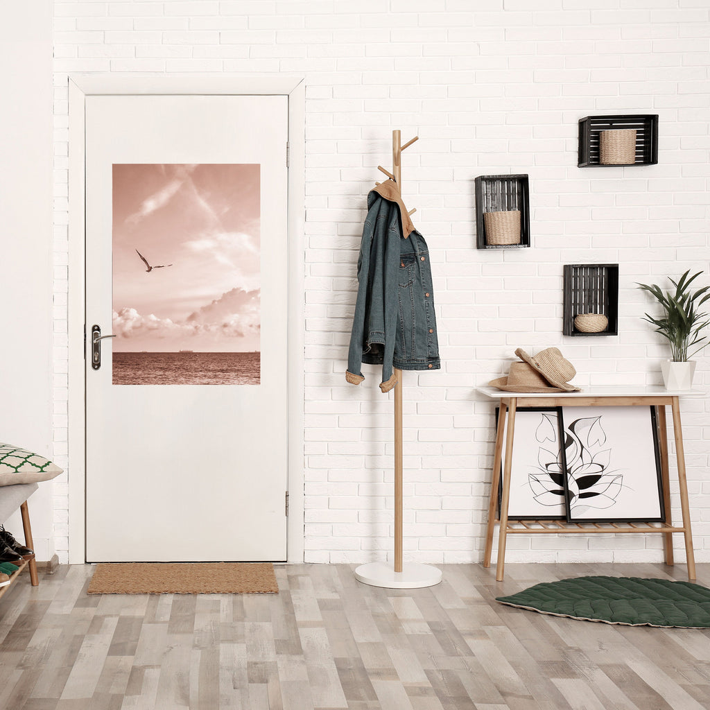 Affiche verticale autocollante « VUE DE LIBERTÉ »