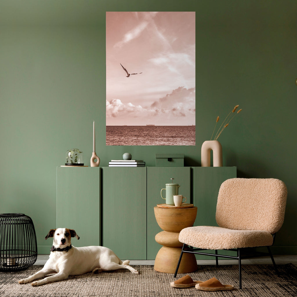 Affiche verticale autocollante « VUE DE LIBERTÉ »