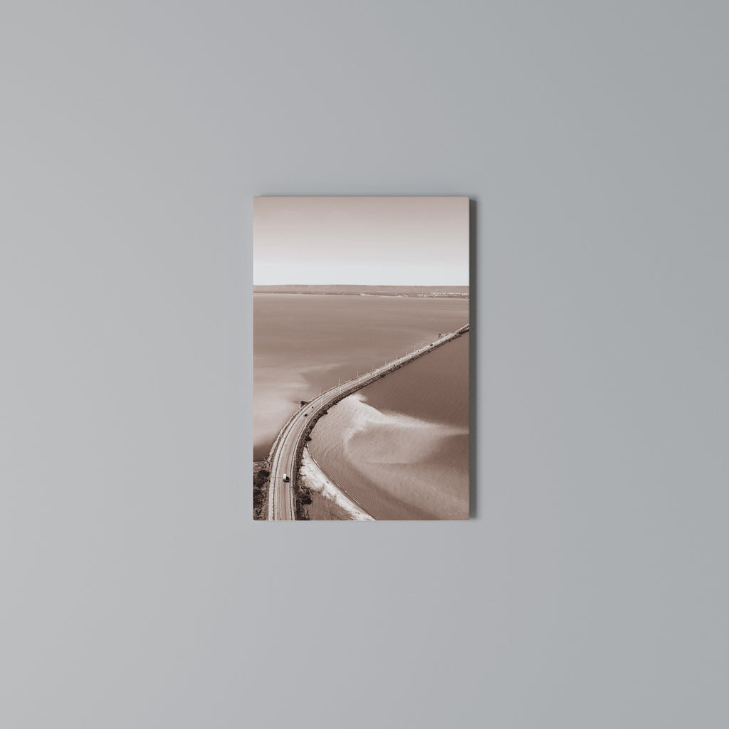HORIZON BOUND JOURNEY Vertical Canvas Print